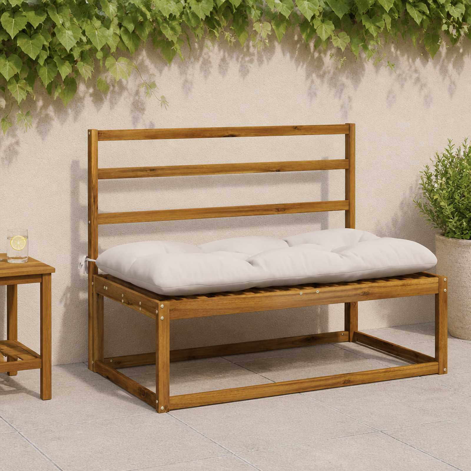 Pingipadja VIANEN 100% Polüester Valge 110 x 60 x 12 cm