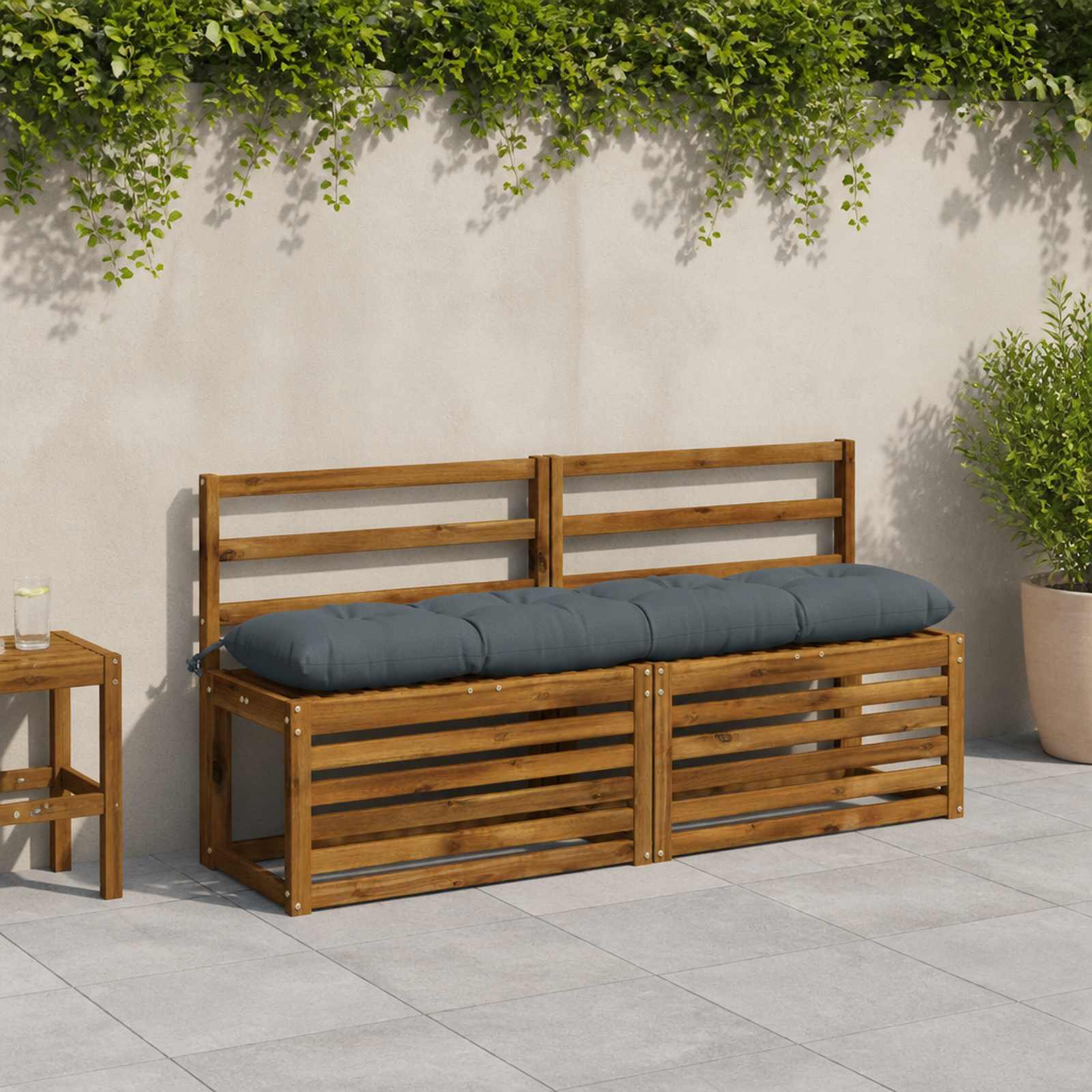 Pingipadja VIANEN 100% Polüester Sinine 140 x 30 x 12 cm