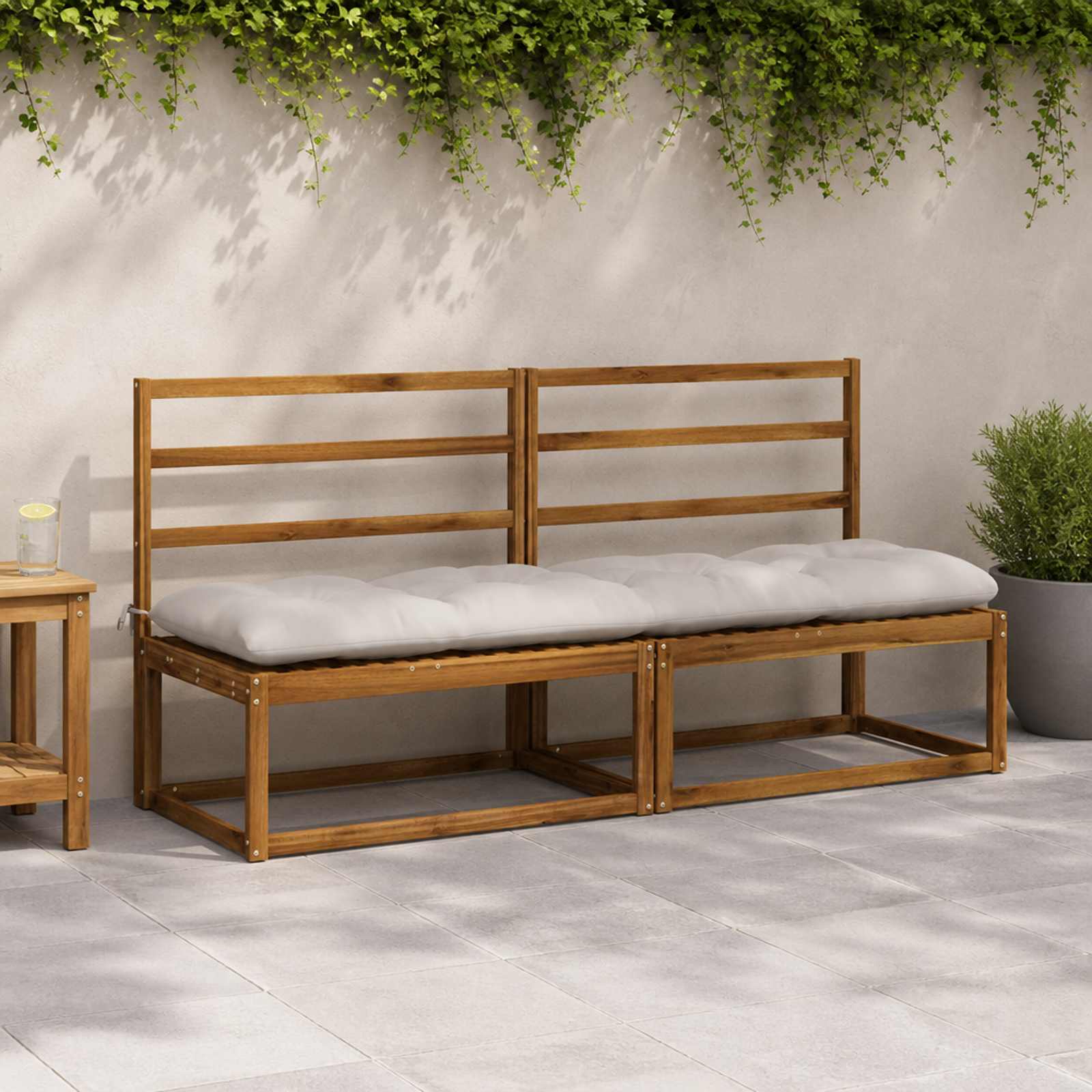 Pingipadja VIANEN 100% Polüester Valge 200 x 50 x 12 cm