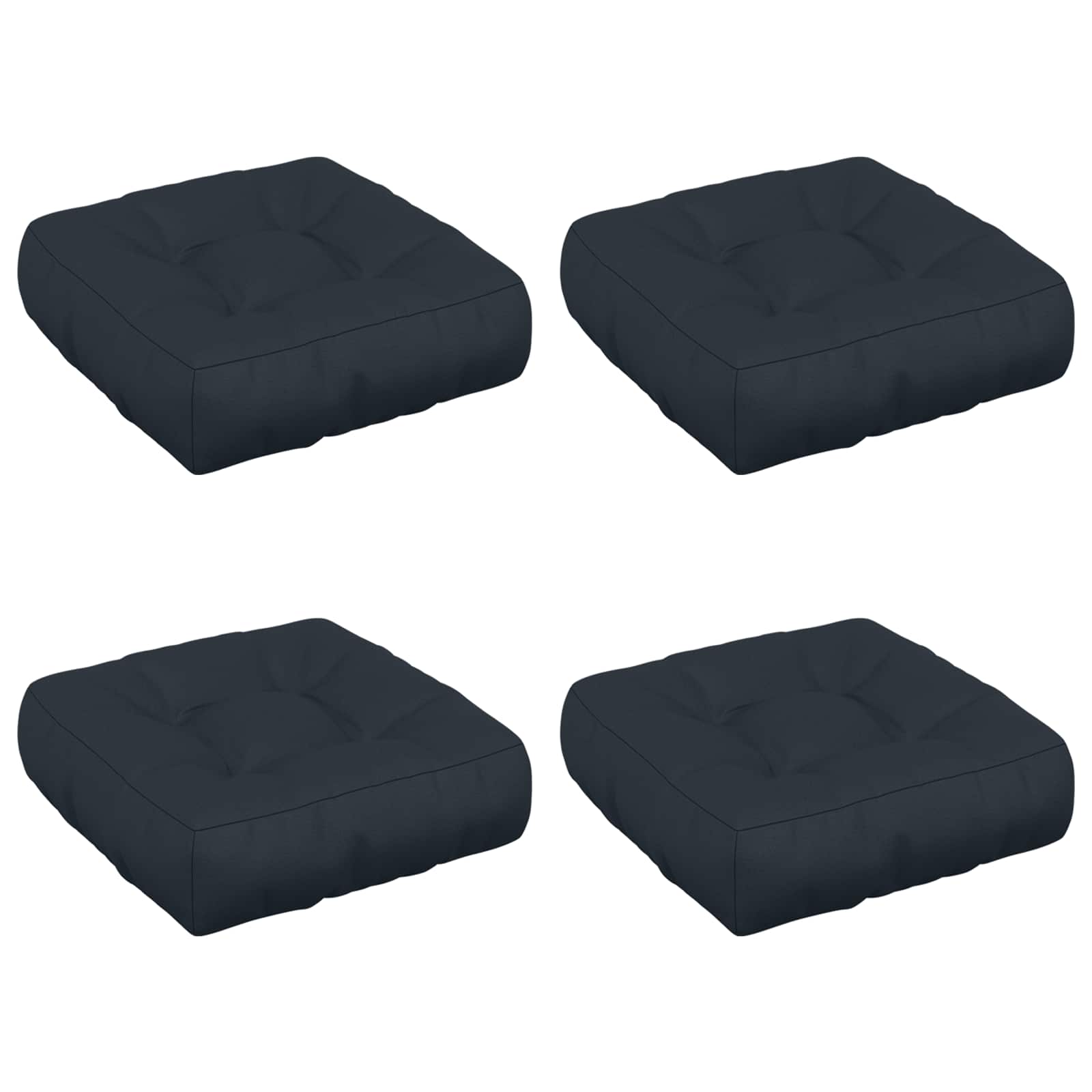 4-osalised istepad VIANEN 4 tk 100% Polüester Tumesinine