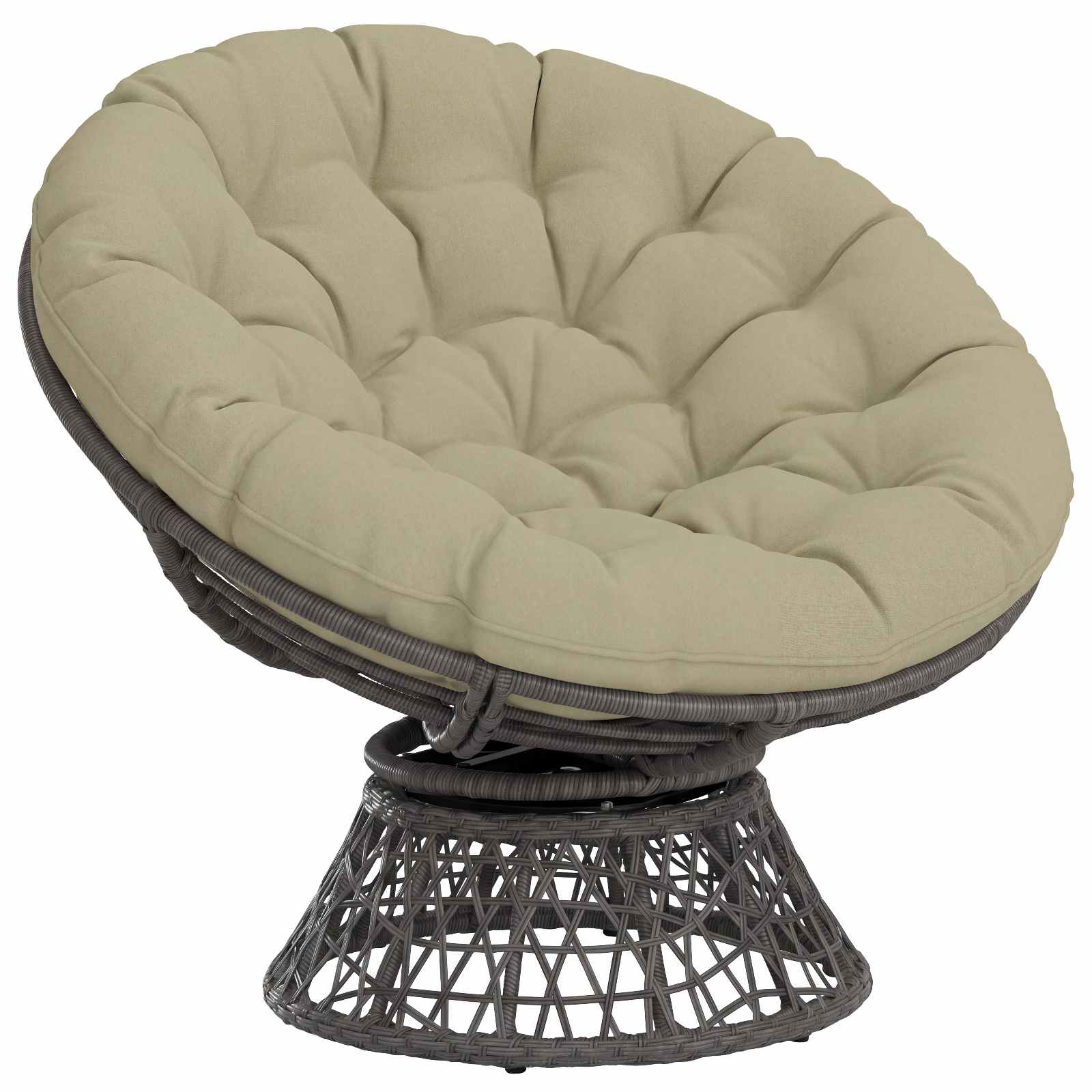 Papasan tooli vaip VIANEN 100% Polüester Hele roheline