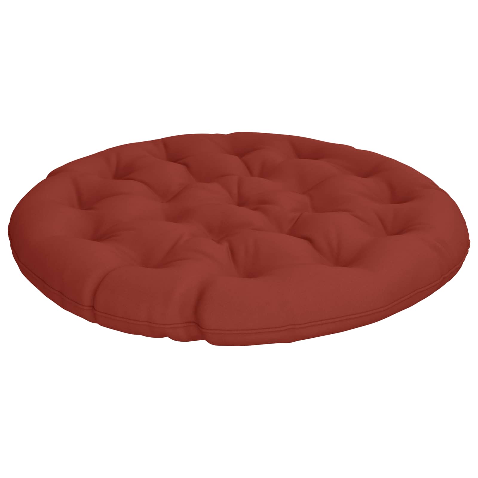 Papasan tooli vaip VIANEN 100% Polüester Punane Ø 100 x 12 cm