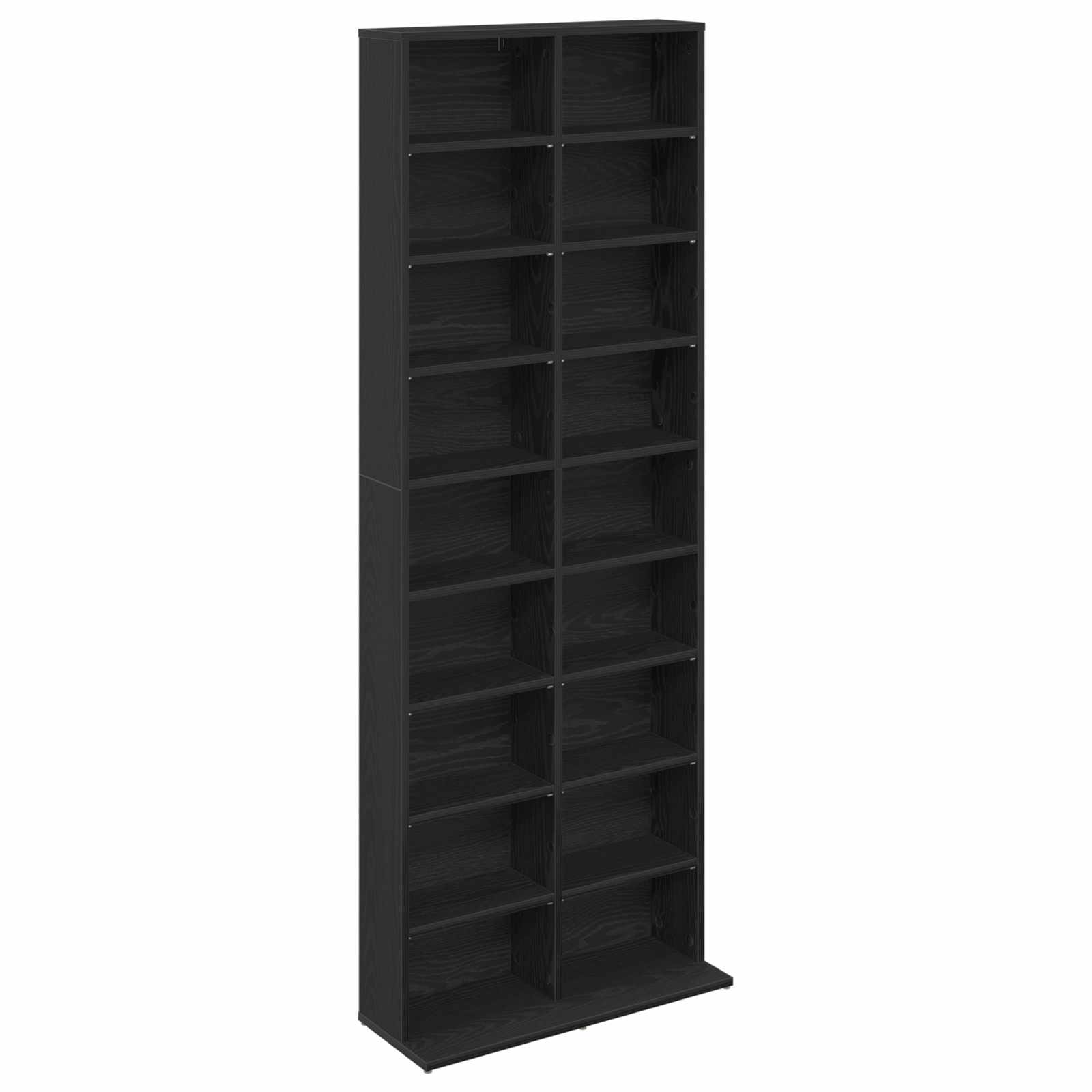CD kapp Must tamm 65 x 23,5 x 175 cm Tehispuit