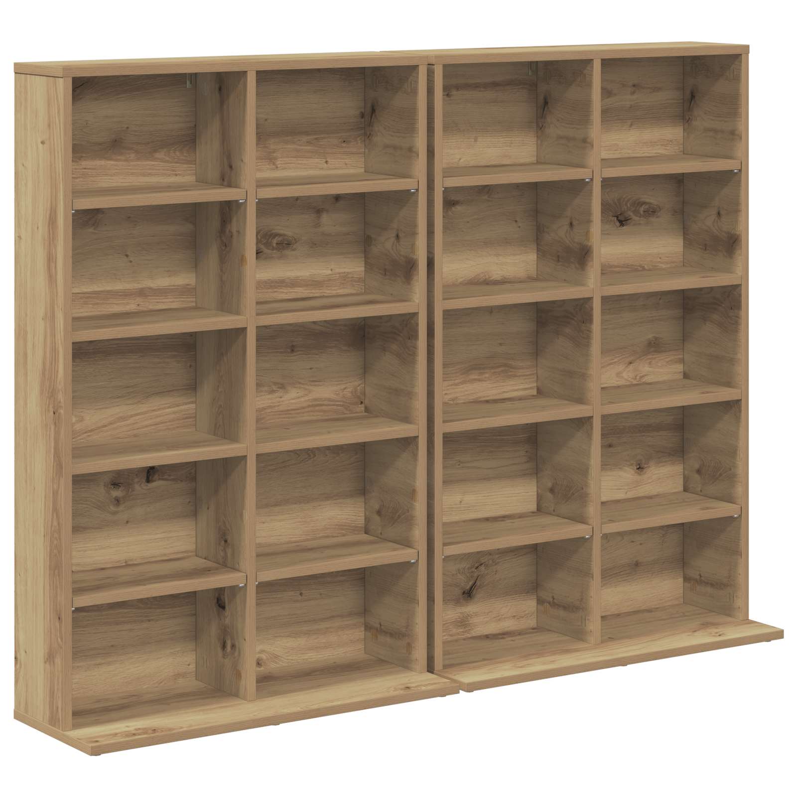 CD kapp 2 tk Artisan tamm 65 x 23,5 x 97,5 cm Tehispuit
