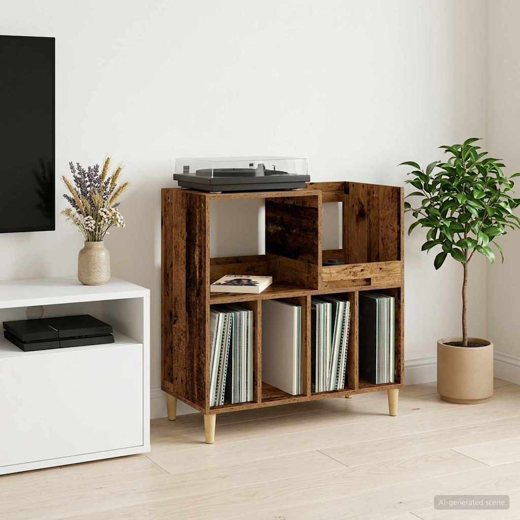 Plaadimängija alus Vana puit 82 x 39,5 x 82,5 cm Tehispuit
