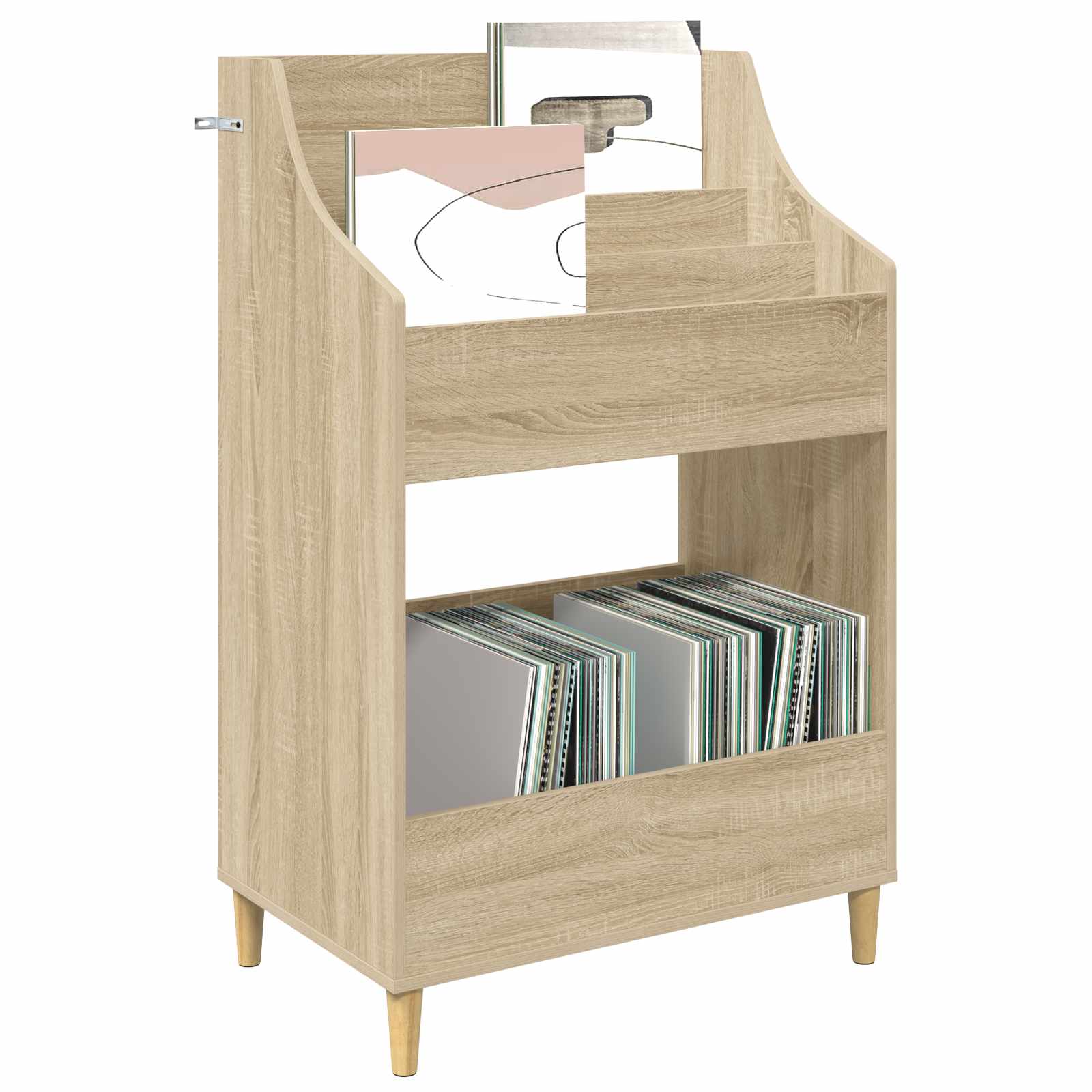 Meedia riiulid Sonoma tamm 70,5 x 46 x 112 cm Tehispuit