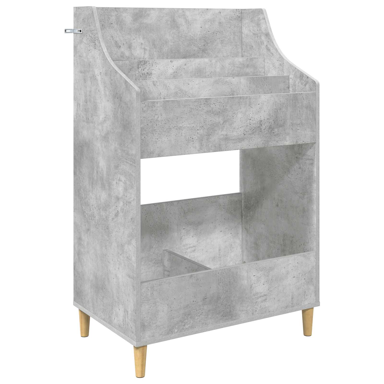 Meedia riiulid Betoonhall 70,5 x 46 x 112 cm Tehispuit
