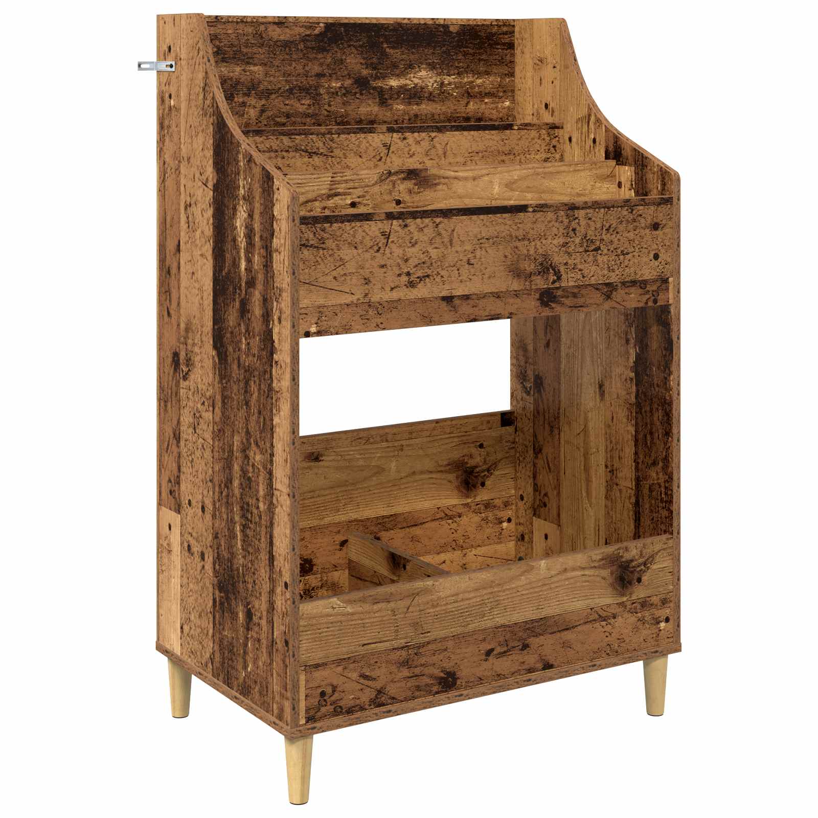 Meedia riiulid Vana puit 70,5 x 46 x 112 cm Tehispuit