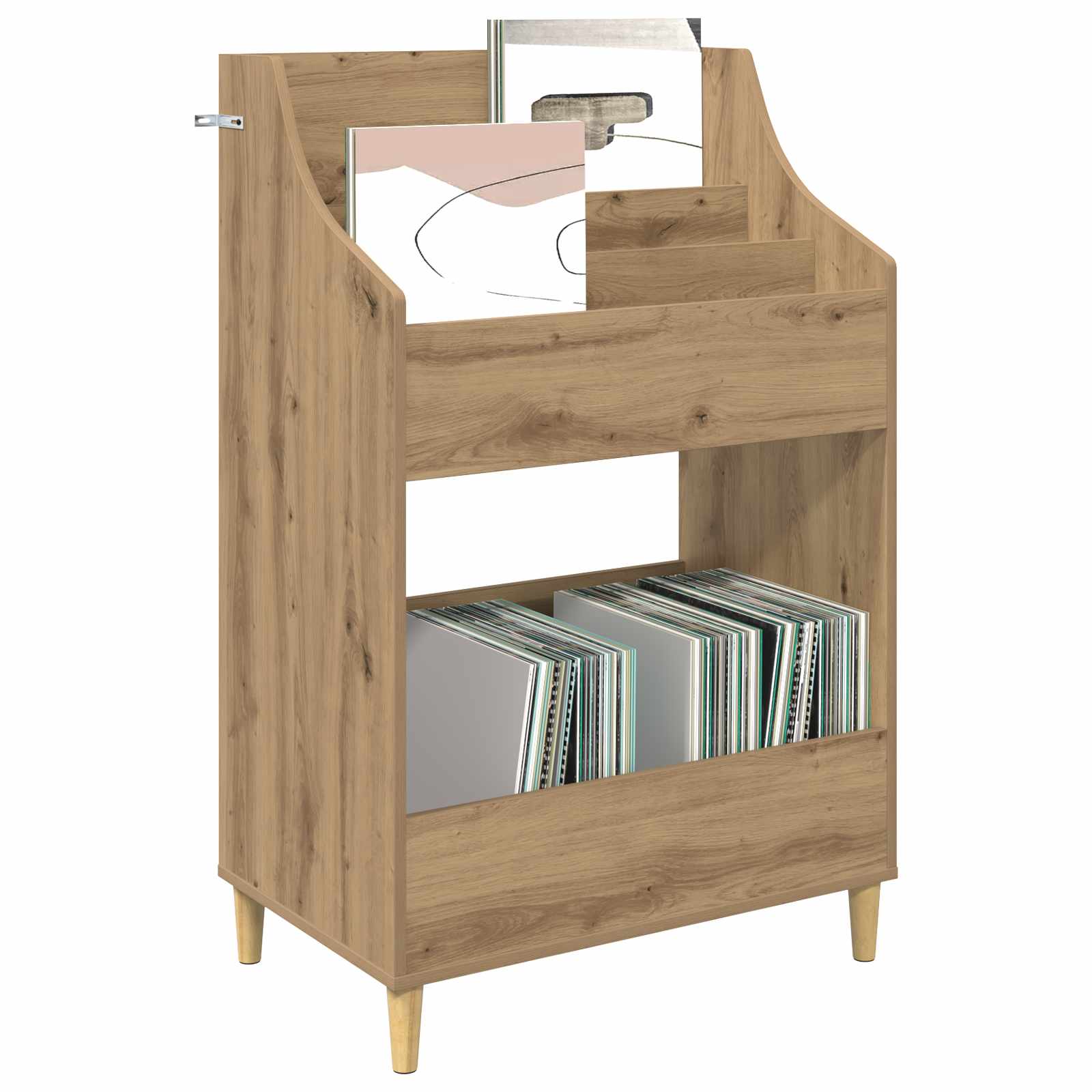 Meedia riiulid Artisan tamm 70,5 x 46 x 112 cm Tehispuit