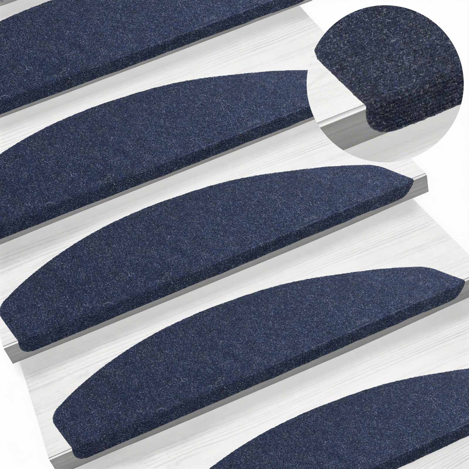 Iseliimuvad treppimatid 15 tk 80 x 24,5 x 3,5 cm Sinine