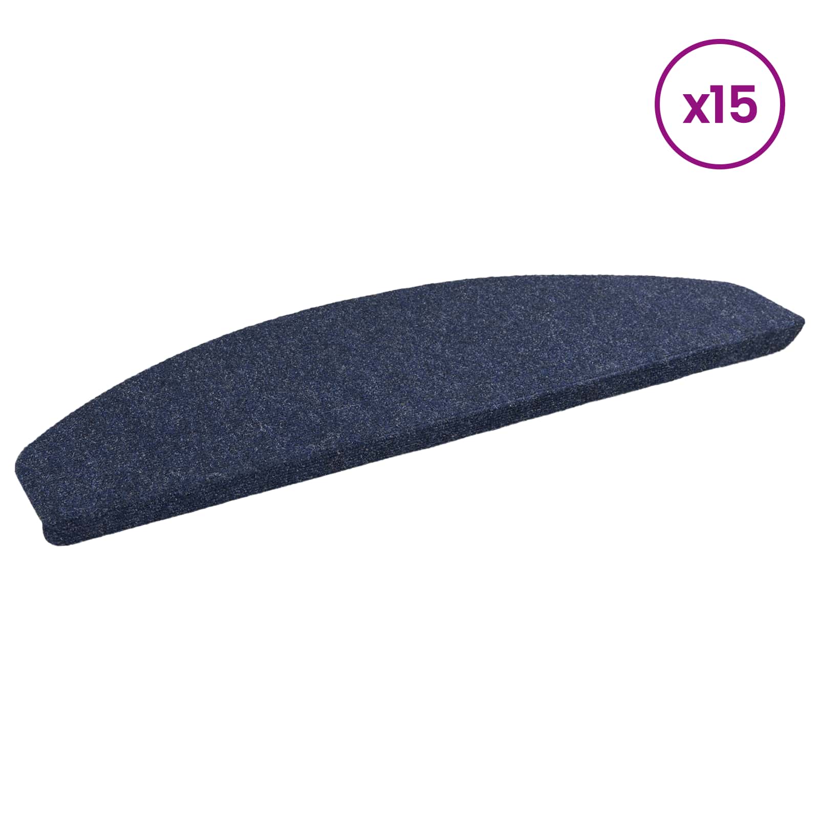 Iseliimuvad treppimatid 15 tk 80 x 24,5 x 3,5 cm Sinine