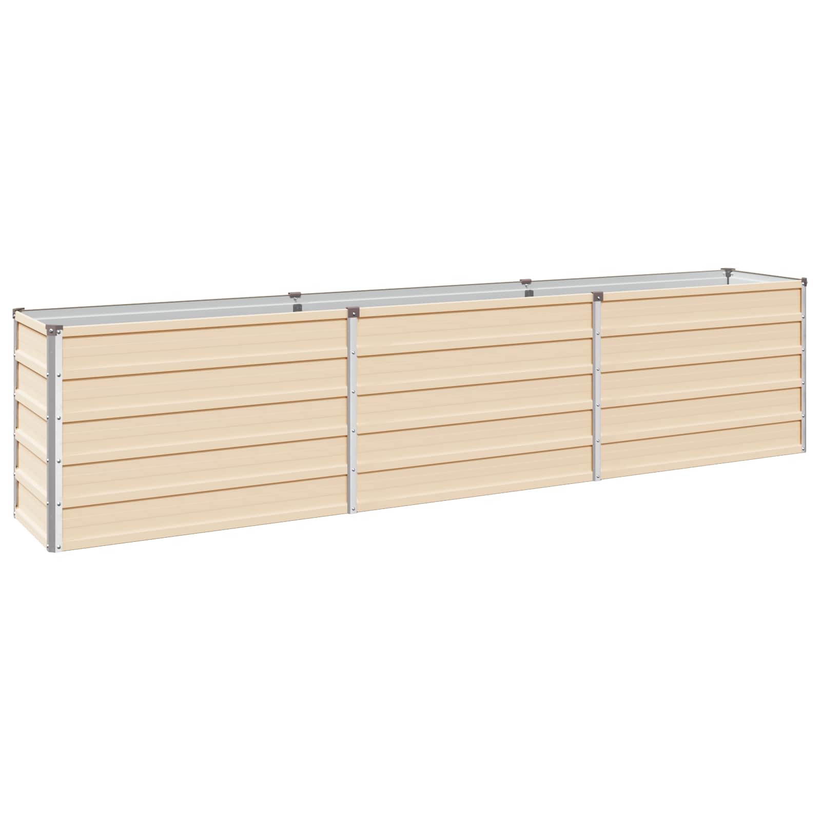Tõstetud Aiapeenar Ebarealne 242 x 40 x 55 cm Teras