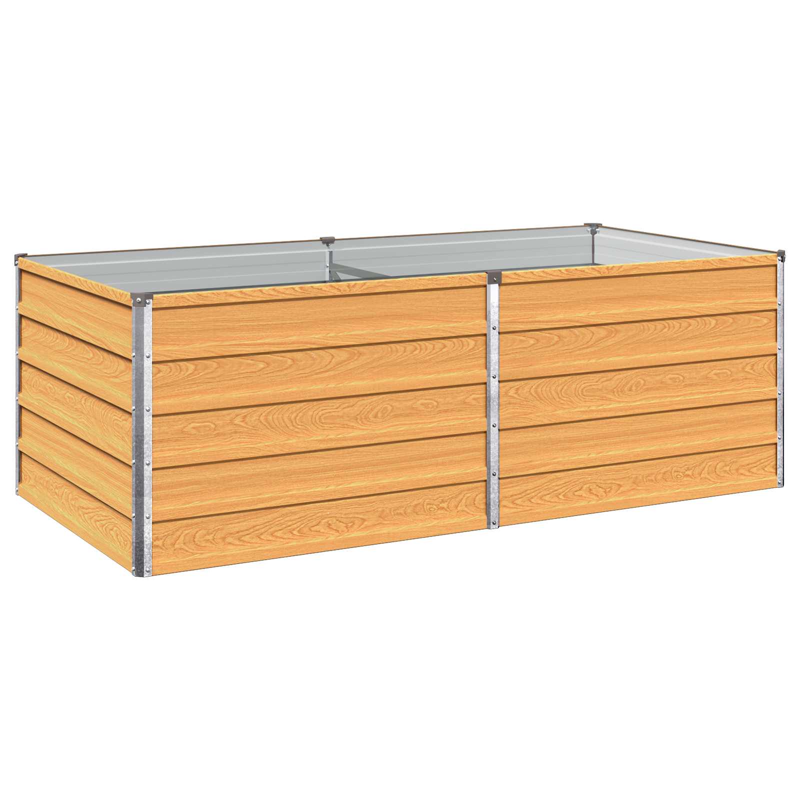 Tõstetud Aiapeenar naturaalne puit 163 x 80 x 55 cm Teras