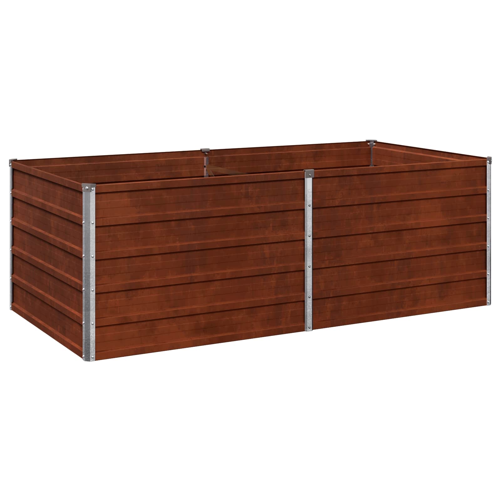 Tõstetud Aiapeenar Ilmastikukindel teras 163 x 80 x 55 cm Teras