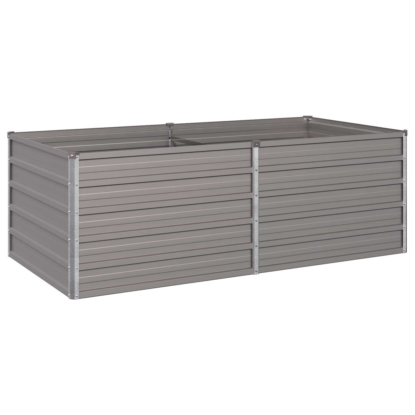 Tõstetud Aiapeenar Ilmastikukindel teras 163 x 80 x 55 cm Teras