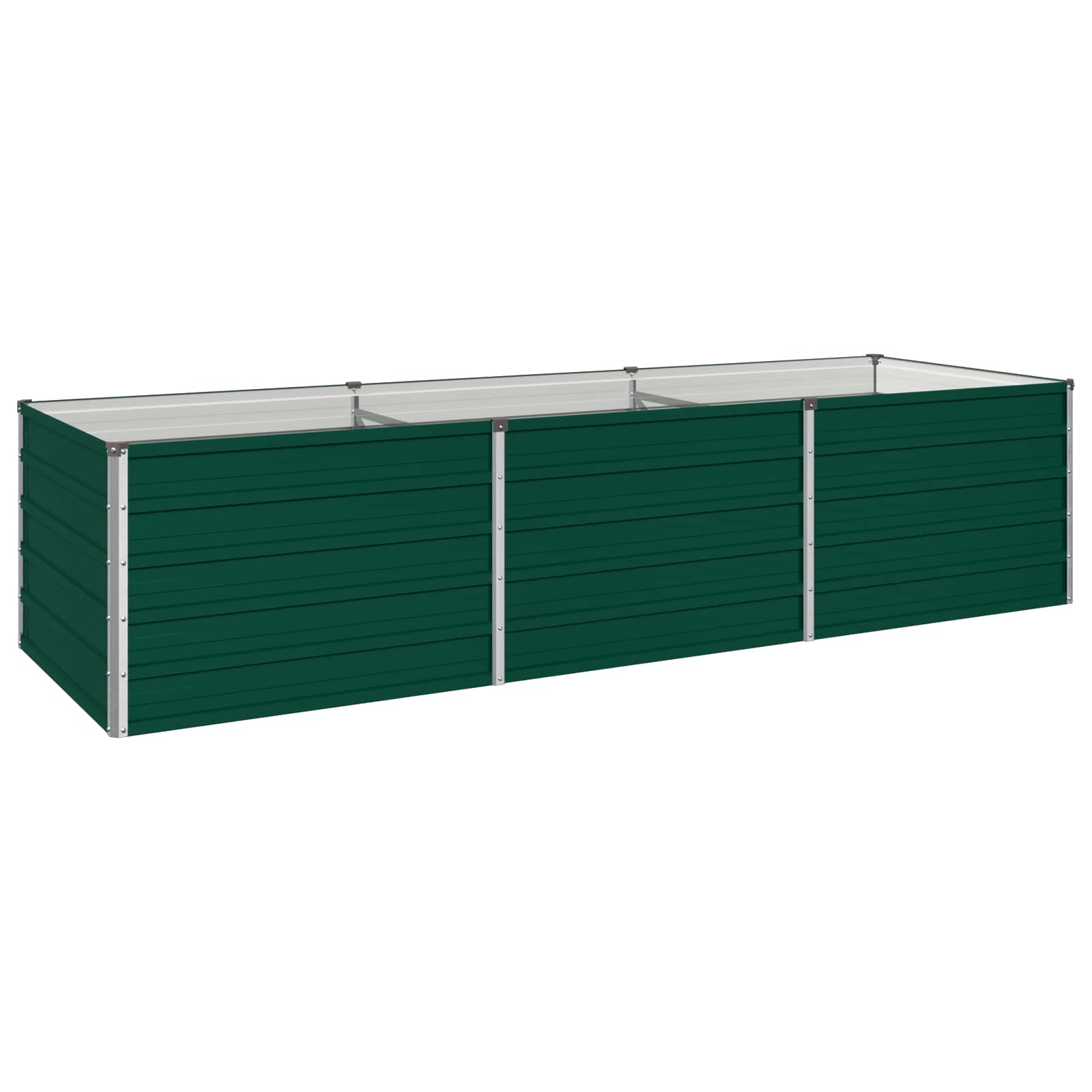 Tõstetud Aiapeenar Roheline 242 x 80 x 55 cm Teras