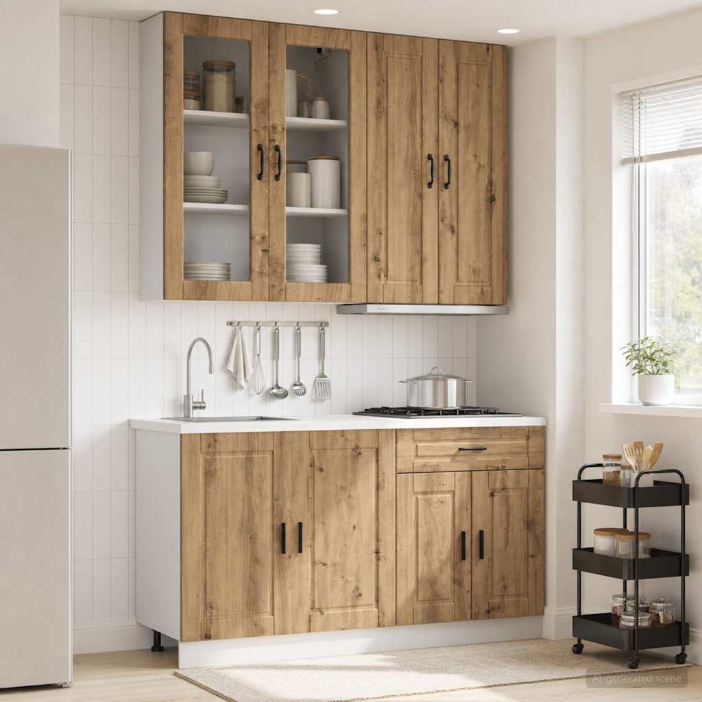 Köök üksus PORTO 4 tk Artisan tamm Tehispuit
