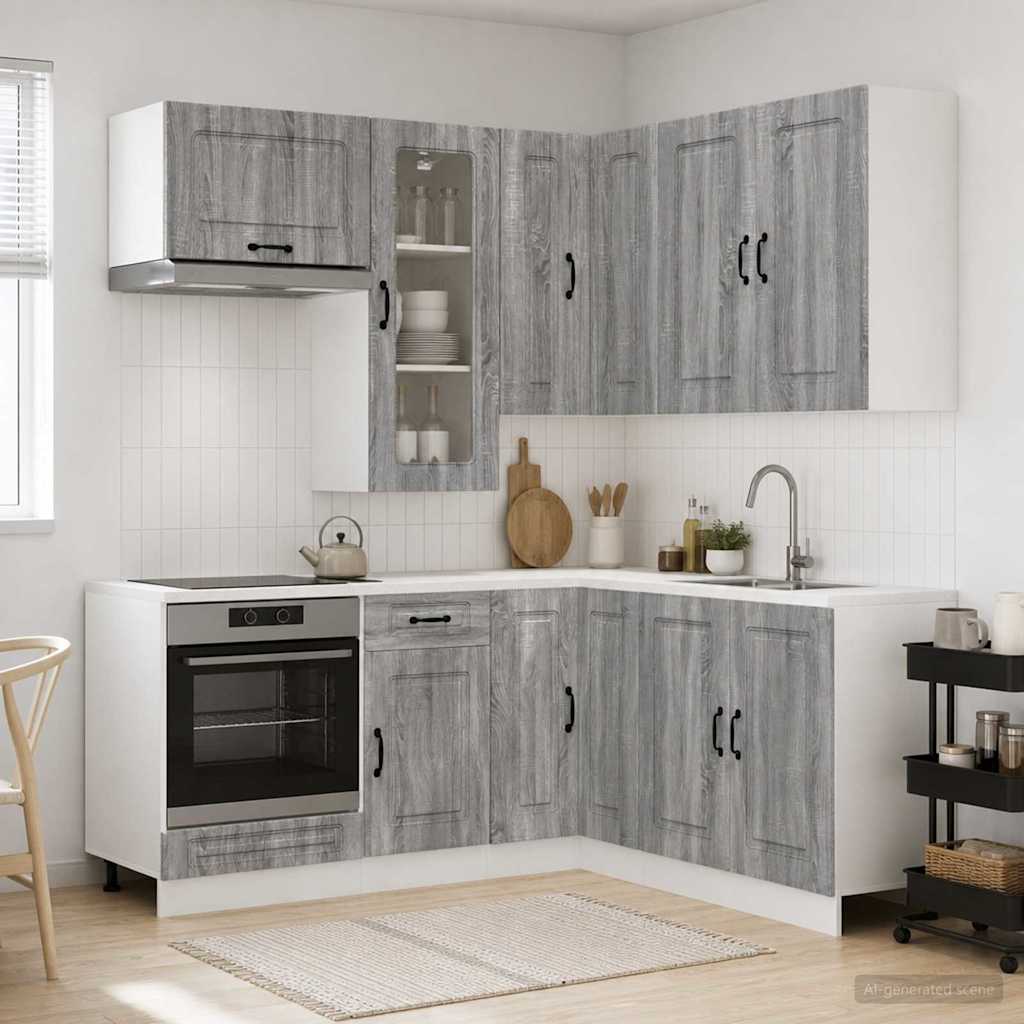 Köök üksus KALMAR 8 tk Hall Sonoma Tehispuit