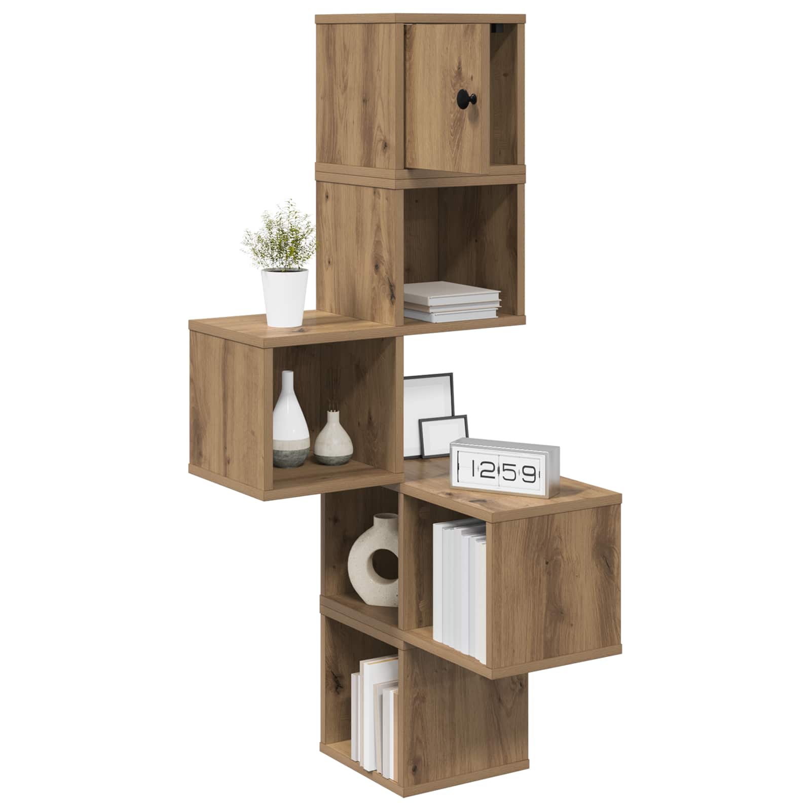Seina Nurgariiul Artisan tamm 48 x 48 x 120 cm Tehispuit