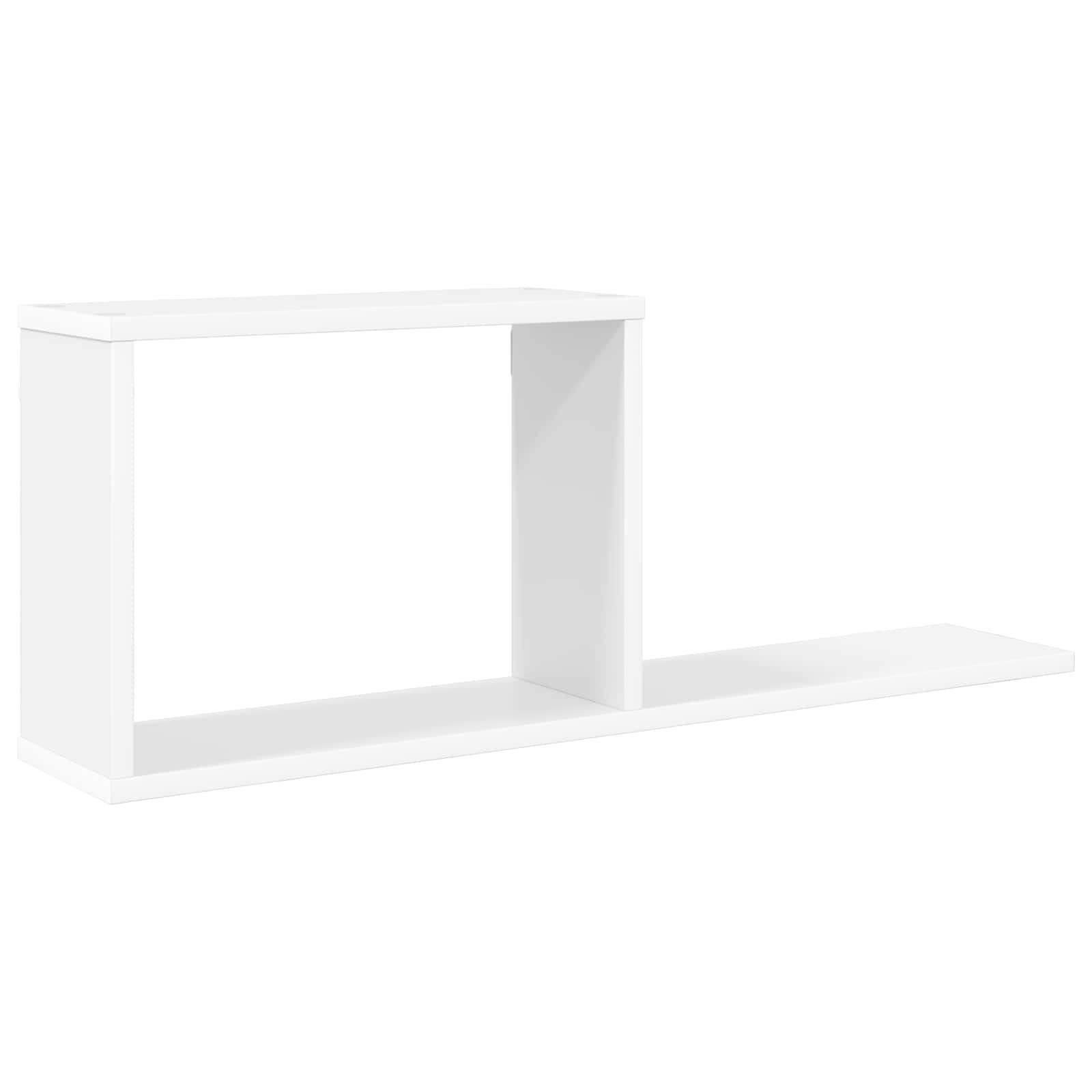 Seinale kinnitatavad riiulid Valge 80 x 15 x 30 cm Tehispuit
