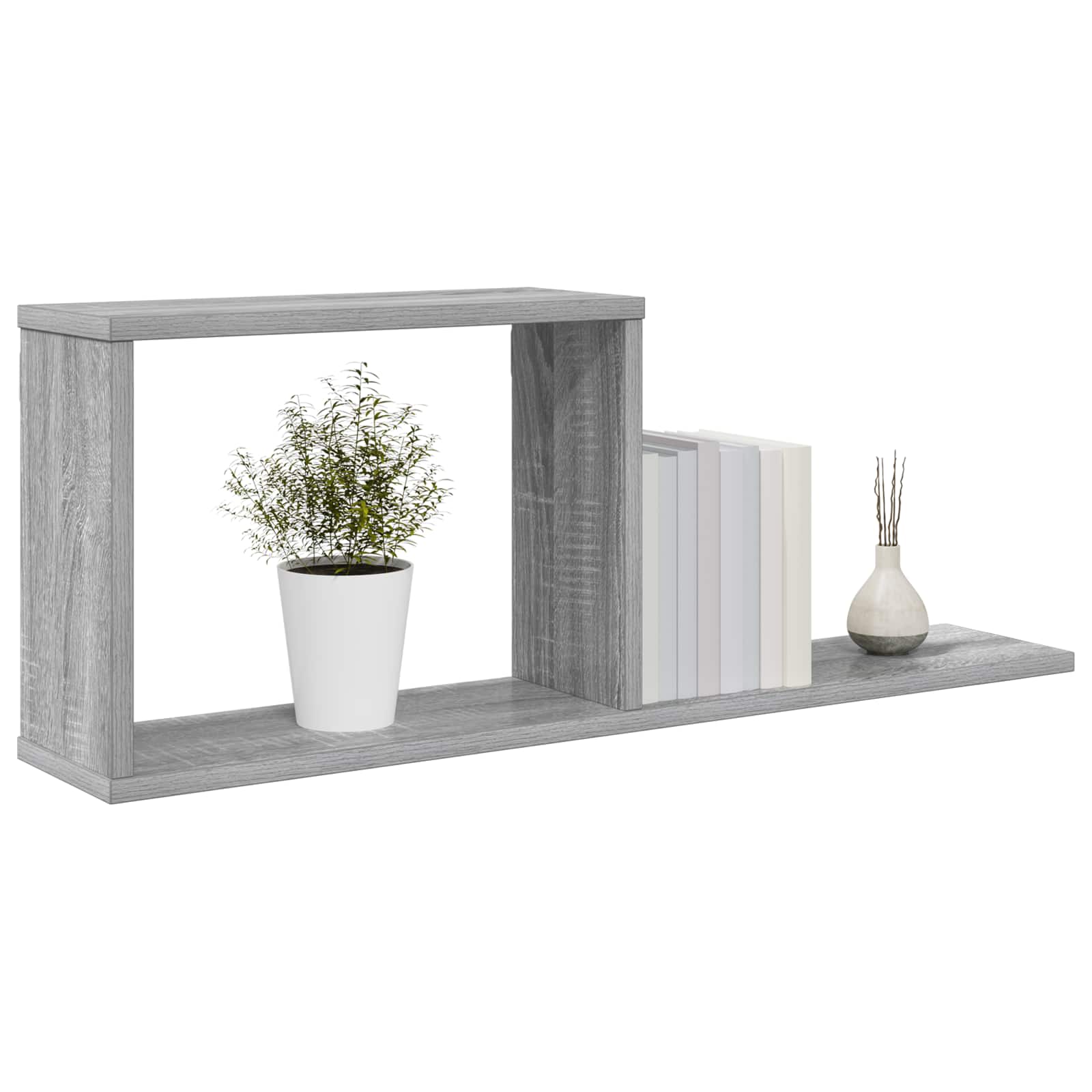 Seinale kinnitatavad riiulid 2 tk Hall Sonoma 80 x 15 x 30 cm