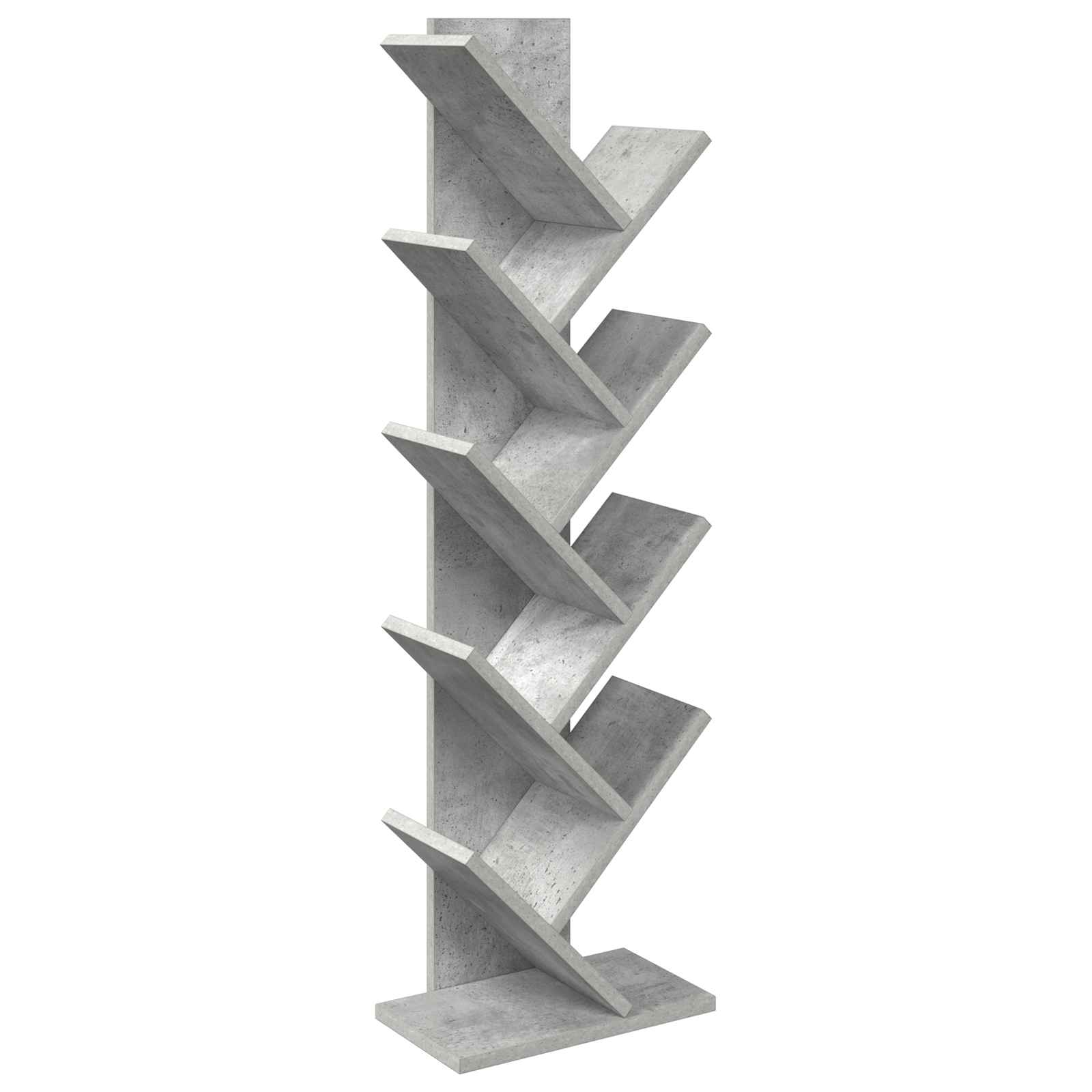 Puu Raamatuh shelf 6-tasandiline 30 x 18 x 100 cm Tehispuit