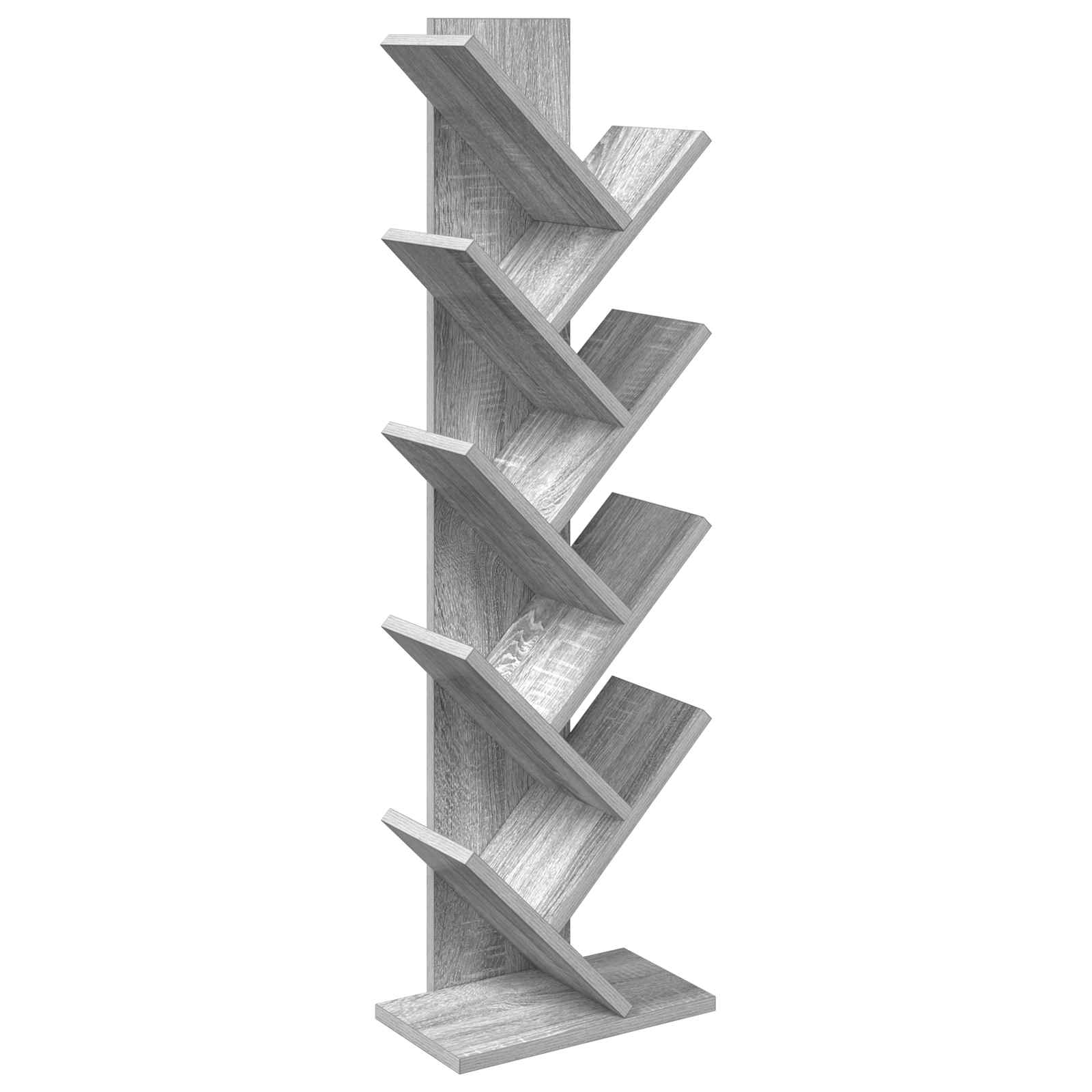 Puuraamatukapp 6-tasandiline 30 x 18 x 100 cm Tehispuit