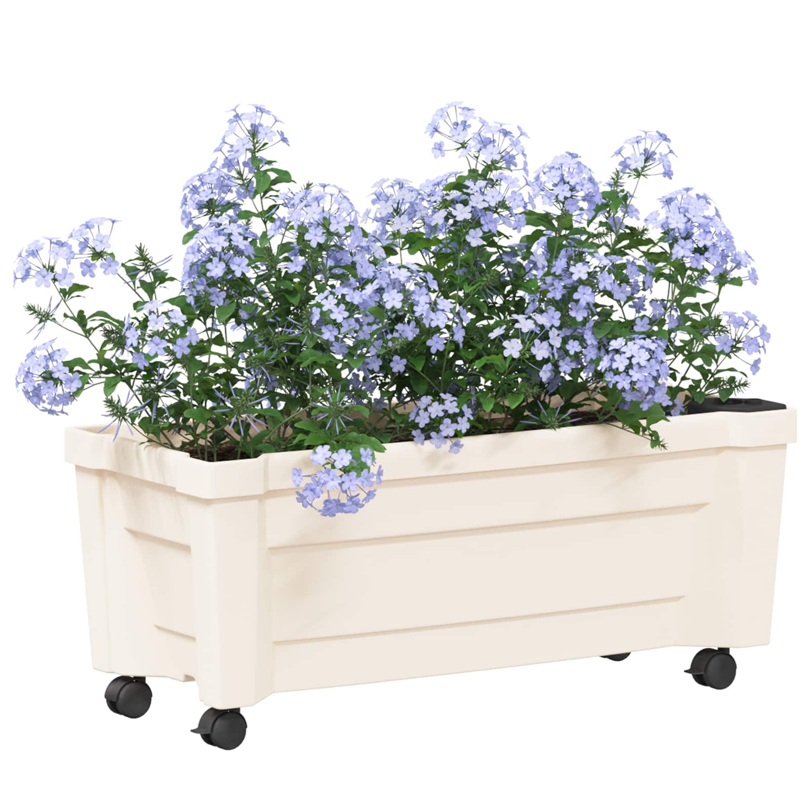 Calypso pott ratastega PP Valge