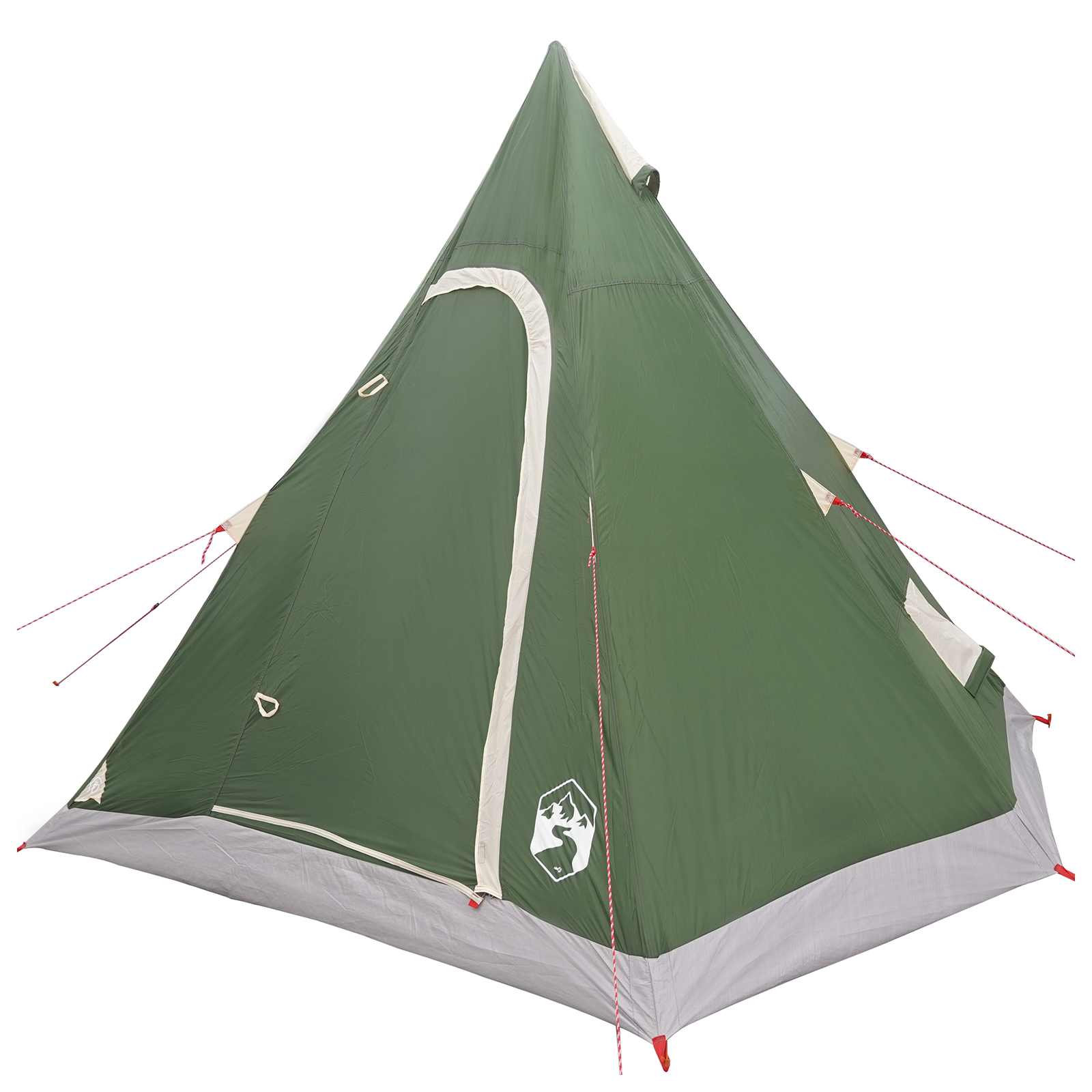 Tipi Tent Water-Resistant 3-kohaline Roheline