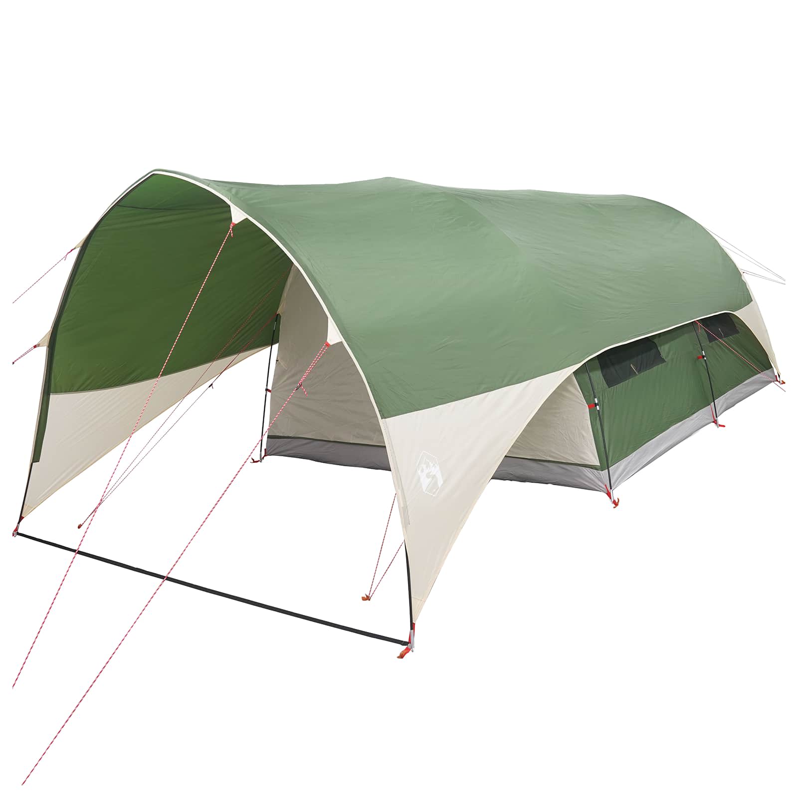 Tunnel Tent with Rainfly Water-Resistant 10-kohaline Roheline