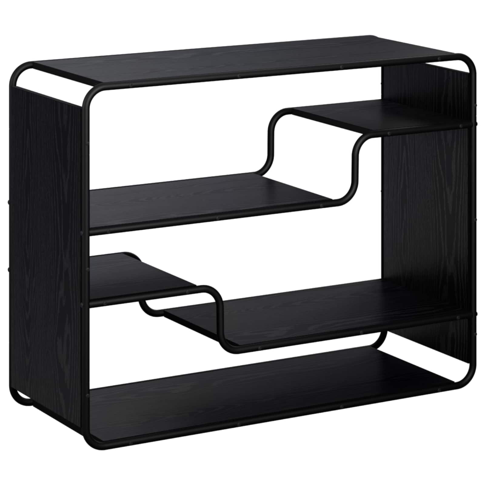 Kummut Must tamm 98 x 37.5 x 75.5 cm Tehispuit