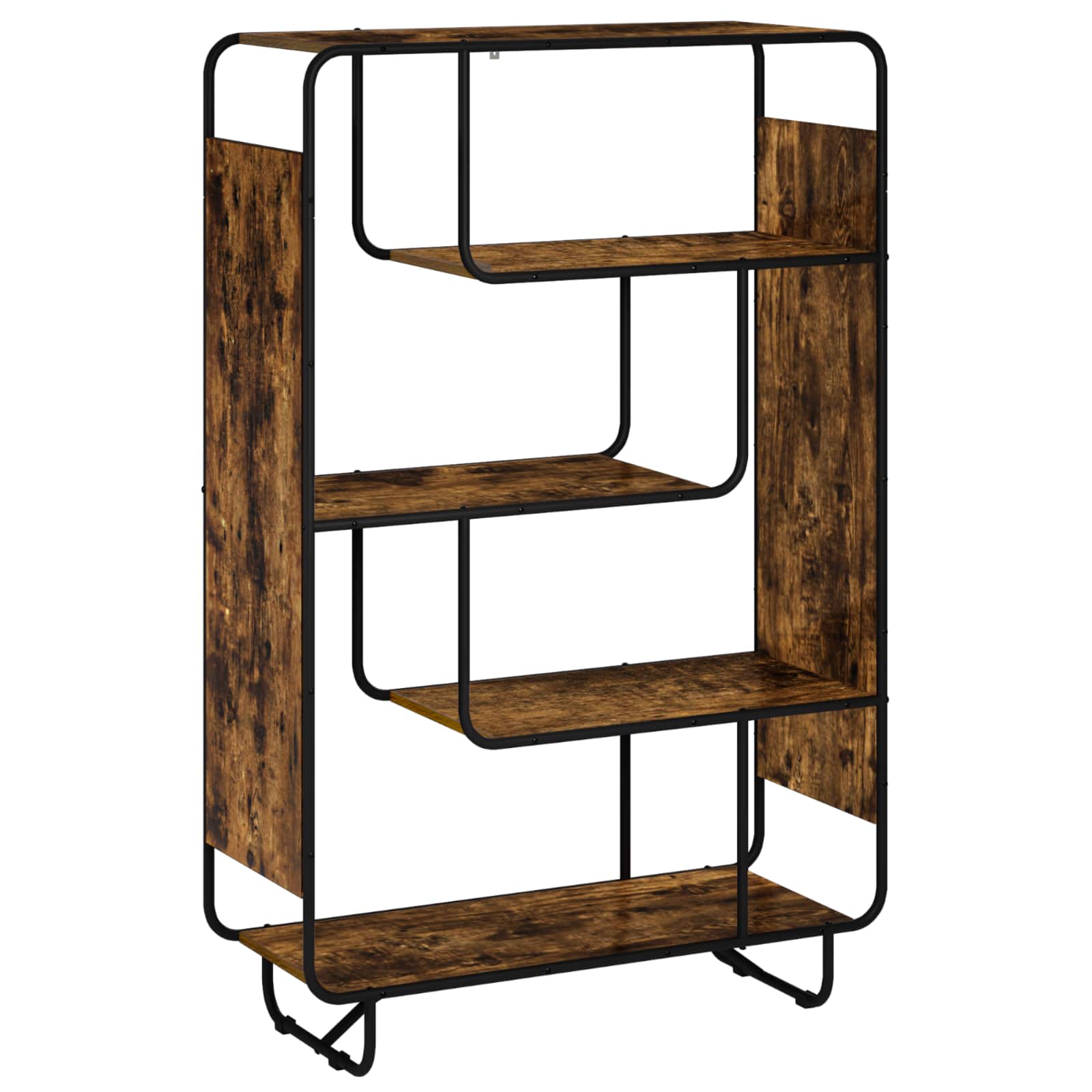 Kõrge kapp Suitsutatud tamm 93.5 x 37.5 x 144 cm Tehispuit