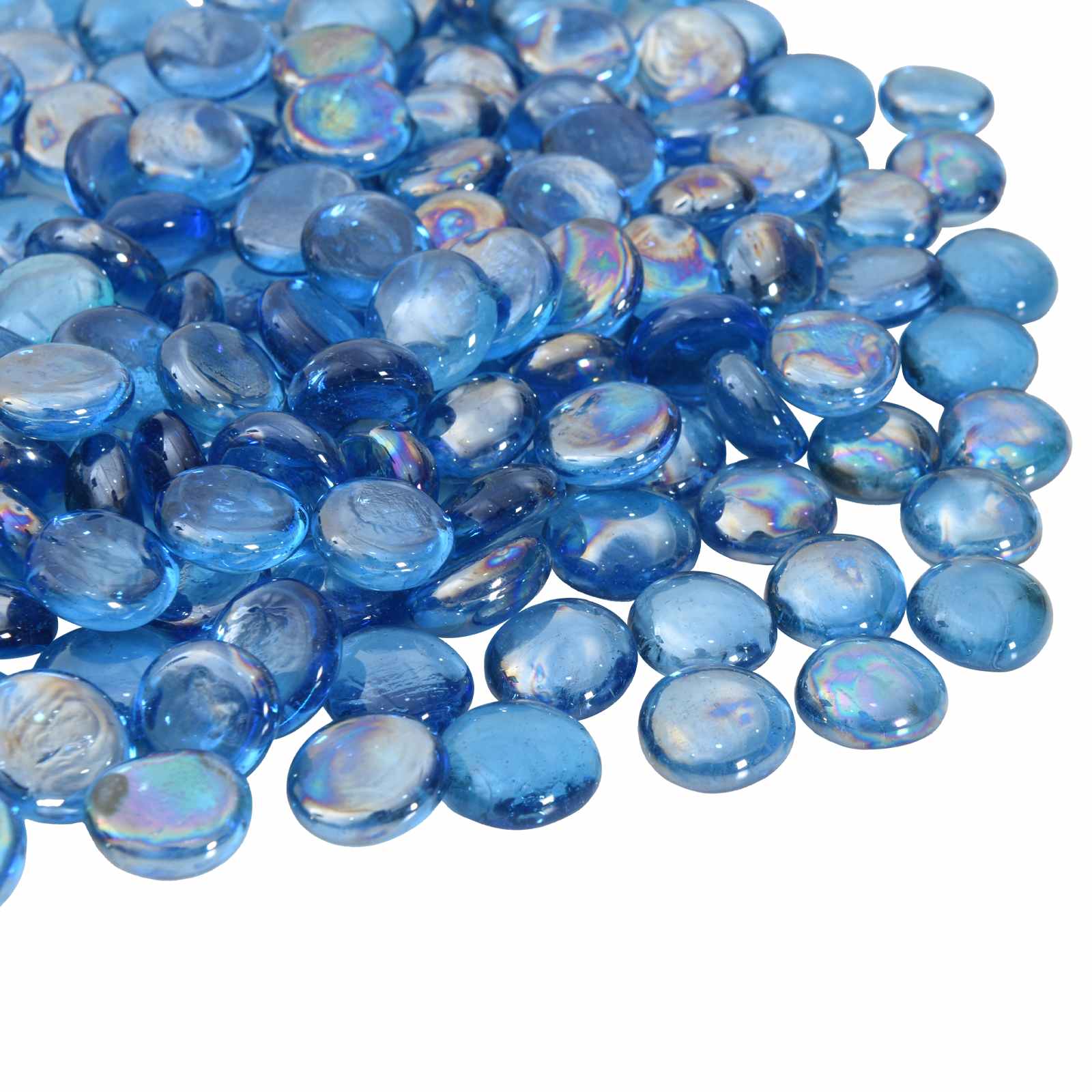 Klaasikilluke 17-19 mm Hele kobaltine sinine Klaas