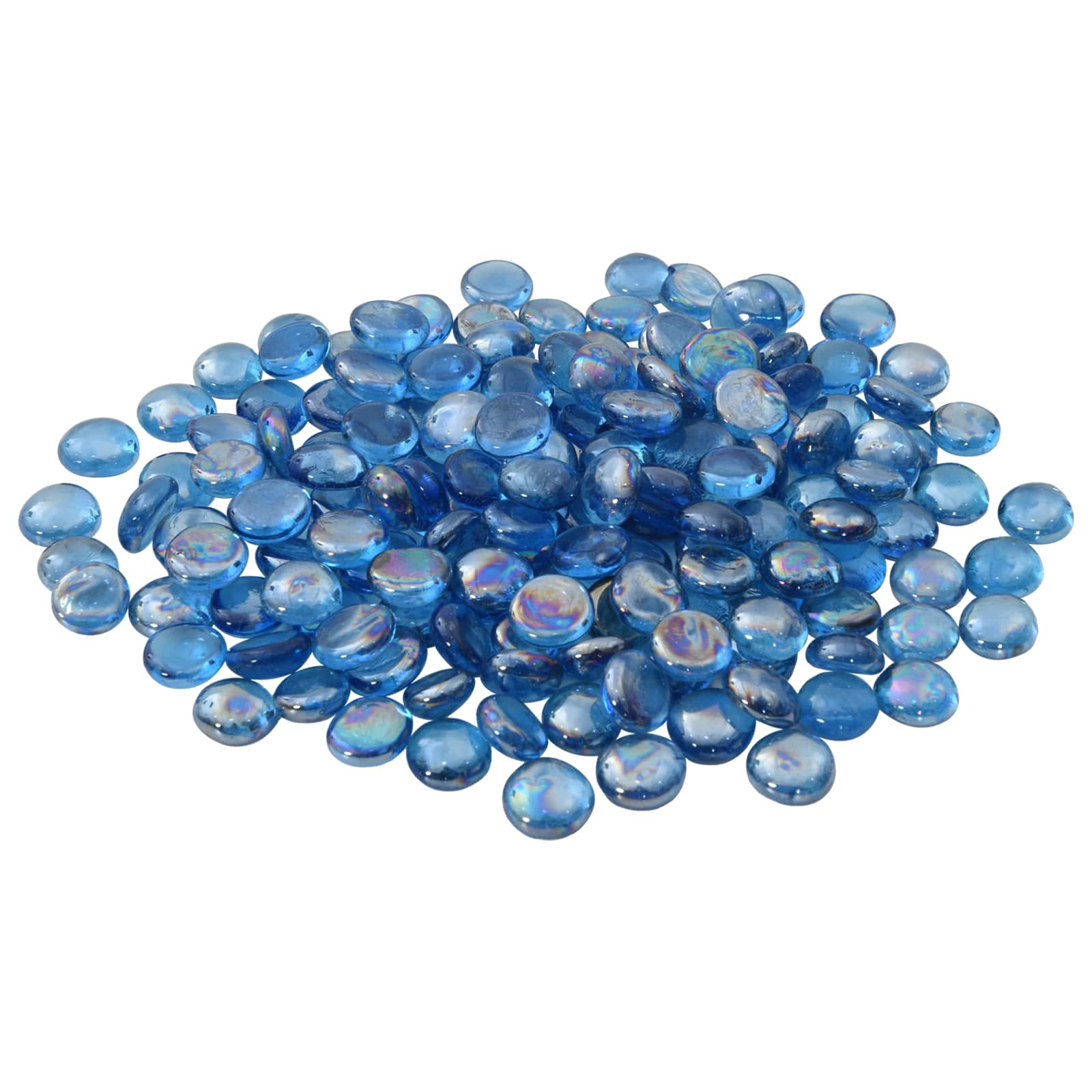 Klaasikilluke 17-19 mm Hele kobaltine sinine Klaas