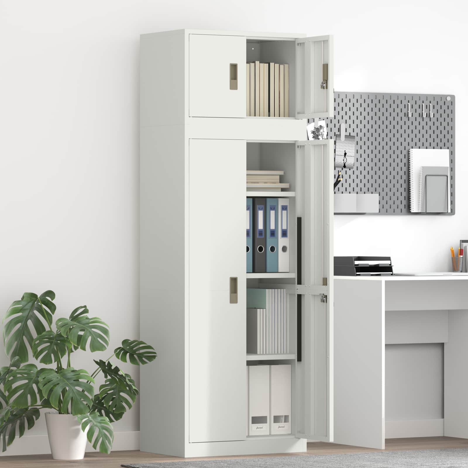 Hoiukapp 2 tk 60 x 40 x 180 cm Teras Lukustatav
