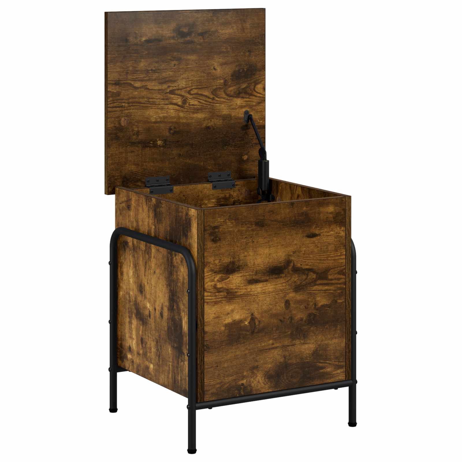 Salvestuskarp Suitsutatud tamm 80 x 40 x 49,5 cm Tehispuit