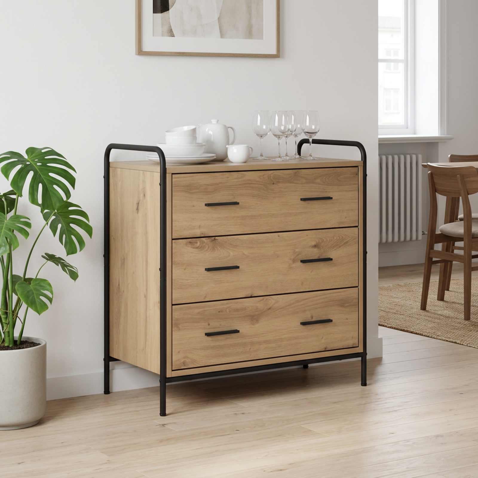 Sahtlibüroo Artisan tamm 70 x 39,5 x 71 cm Tehispuit