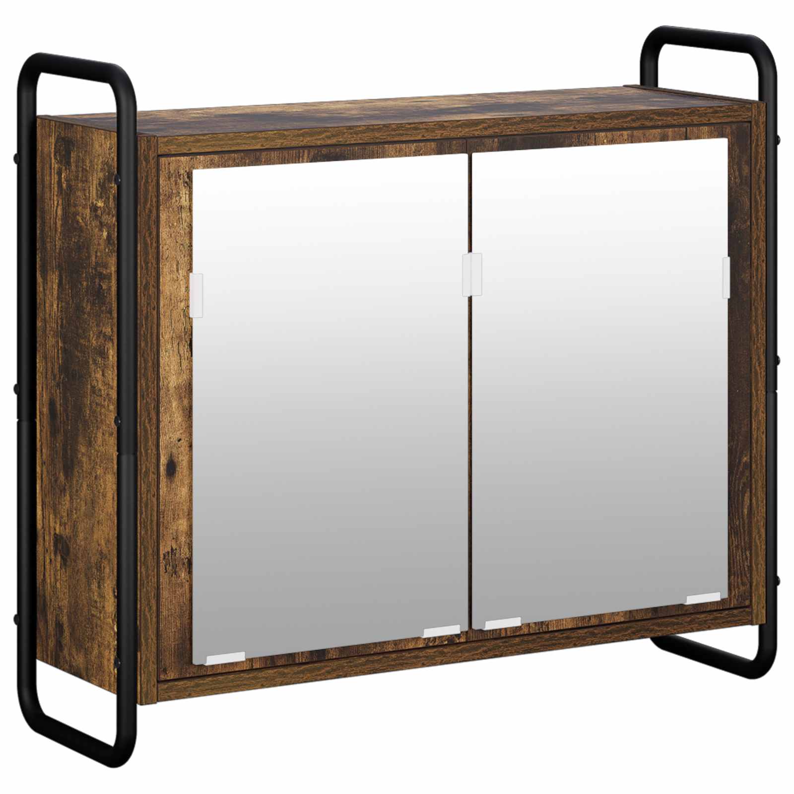 Rippuv vannitoakapid Suitsutatud tamm 64 x 20 x 56,5 cm