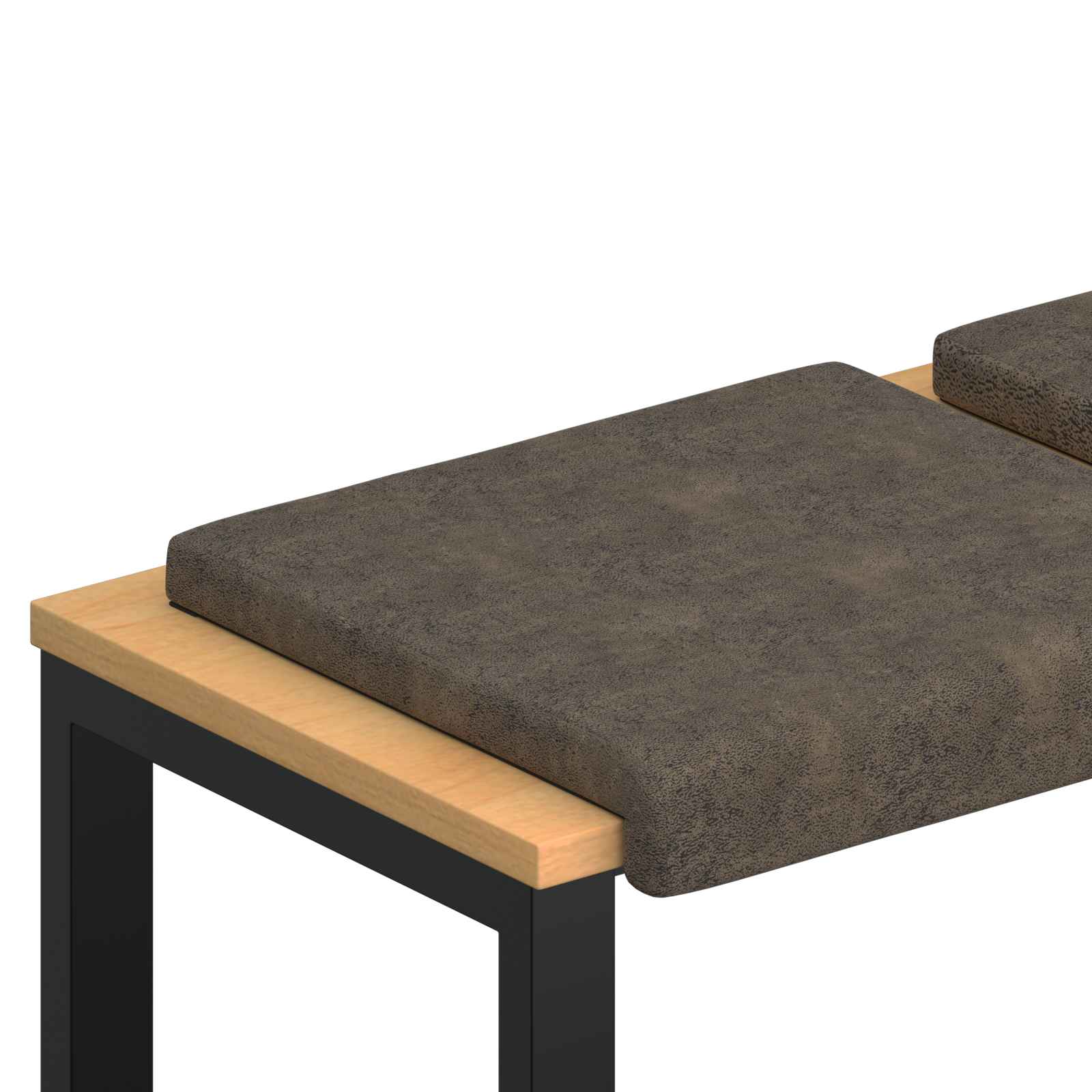 Pingipadja 2 tk Tehisseemisnahk Tumehall Sügavus 35 cm