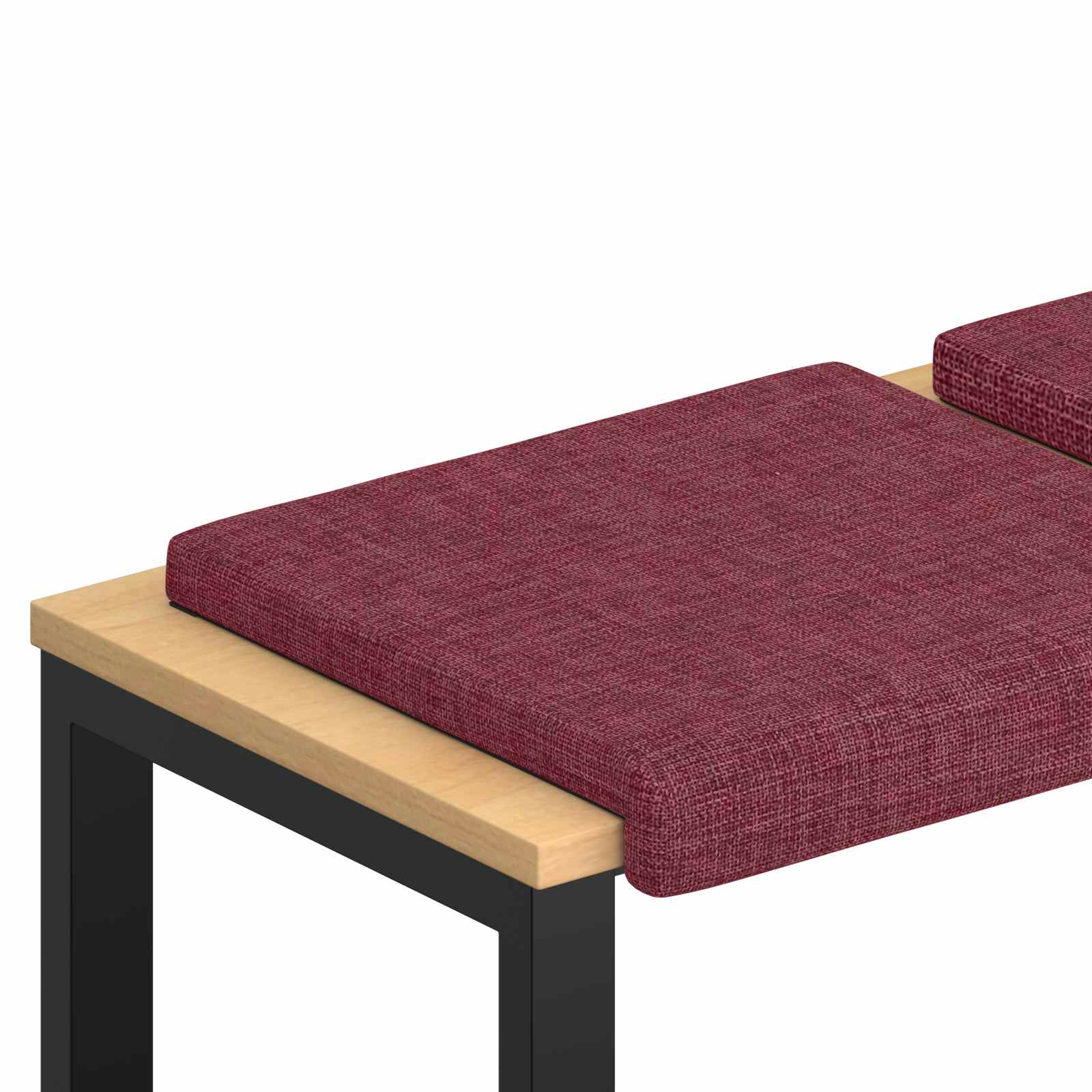 Pingipadja 4 tk kangas Veinpunane Sügavus 35 cm