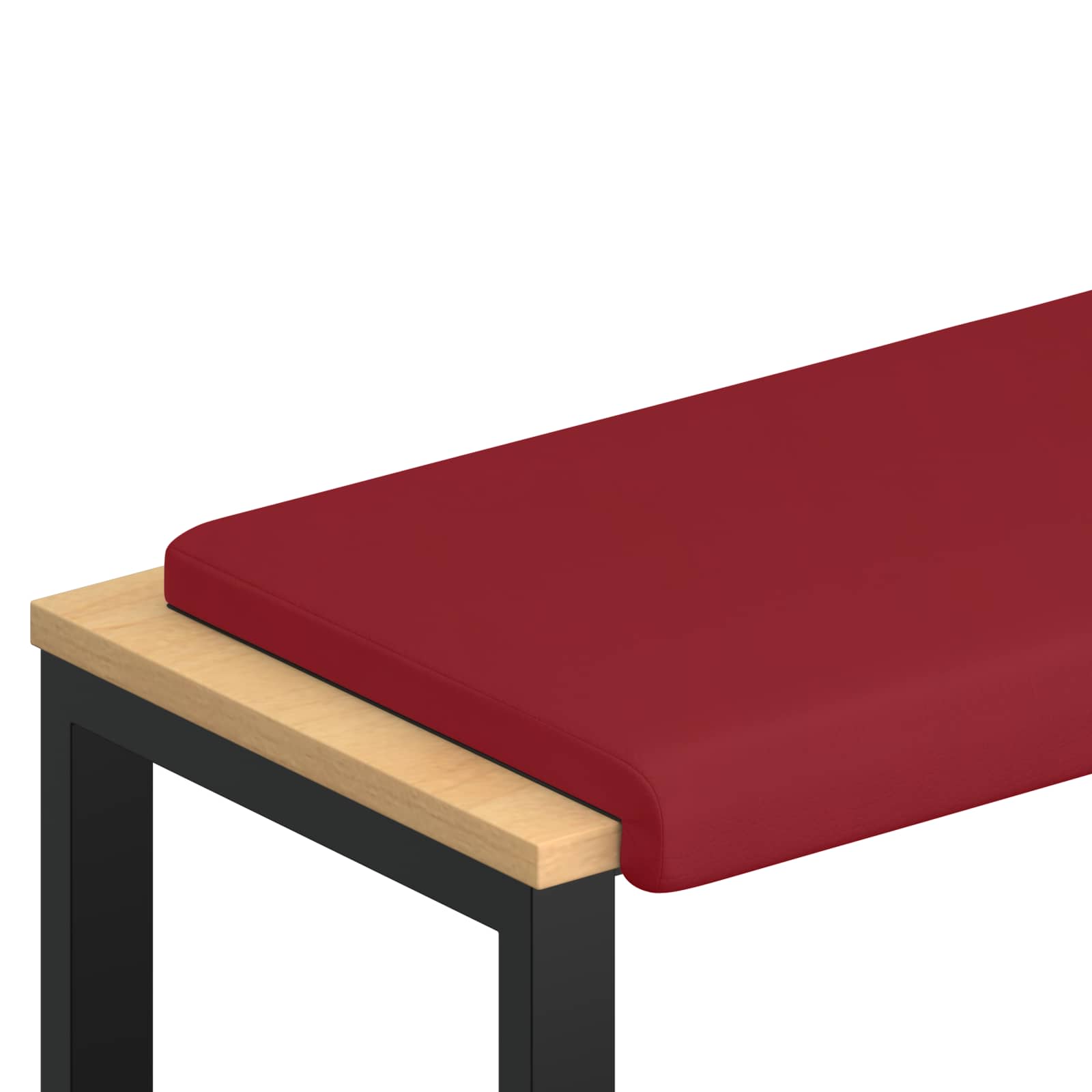 Pingipadja Kunstnahk Veinpunane Sügavus 35 cm