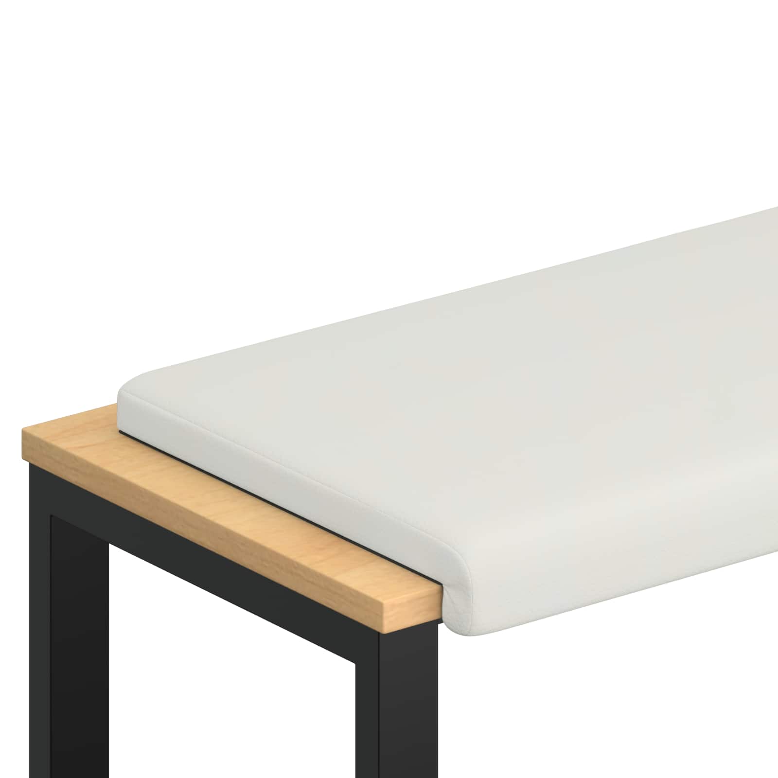 Pingipadja Kunstnahk Valge Sügavus 35 cm