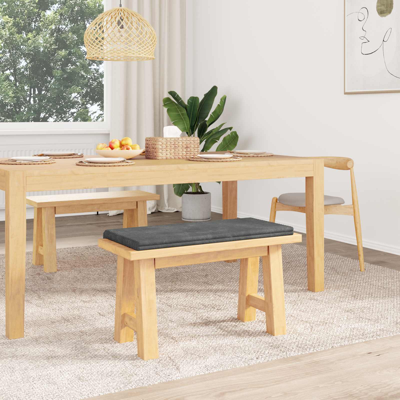 Pingipadja Plüüšist korduroy Helehall Sügavus 35 cm