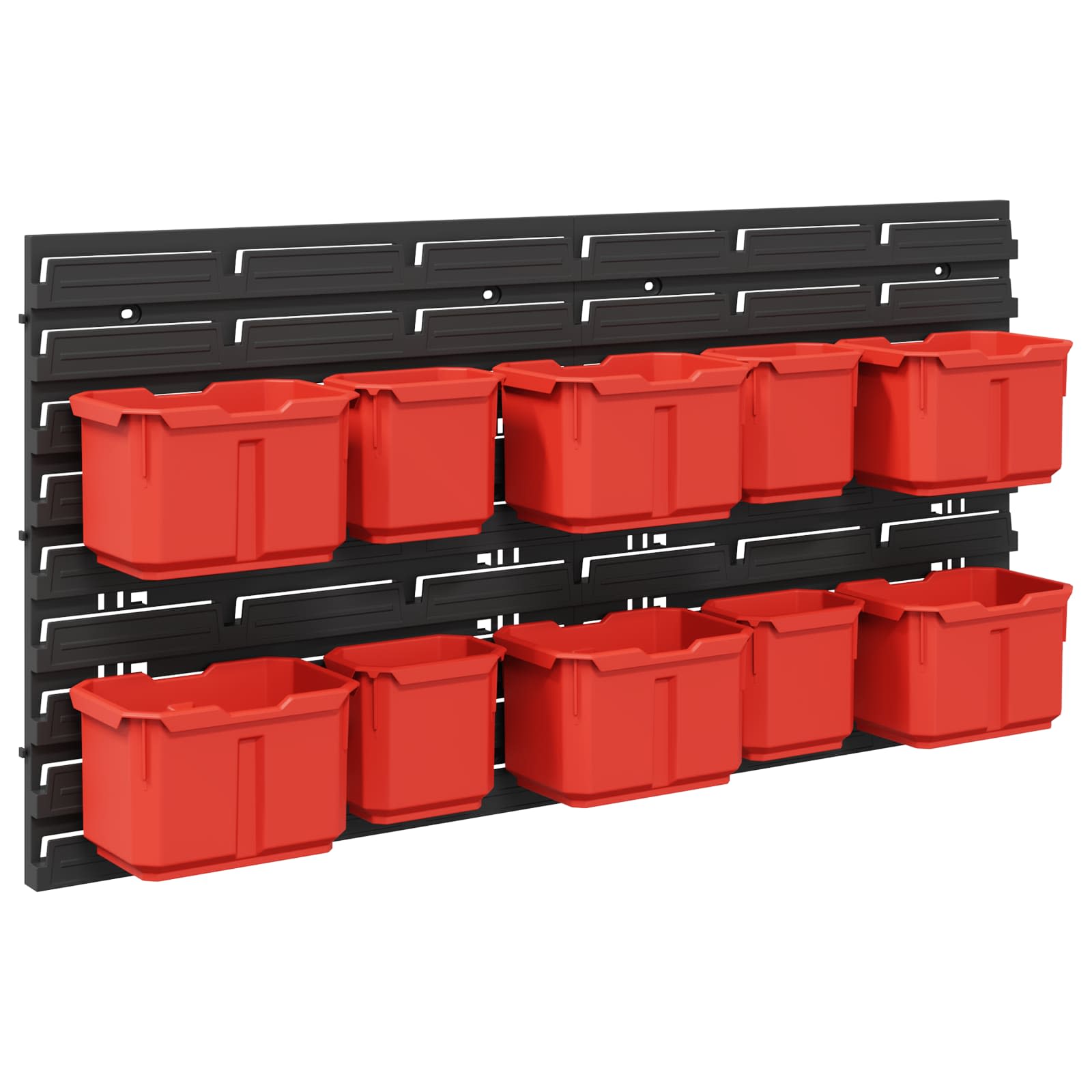 Konteiner Rack Must ja punane 77,5 x 2 x 39 cm