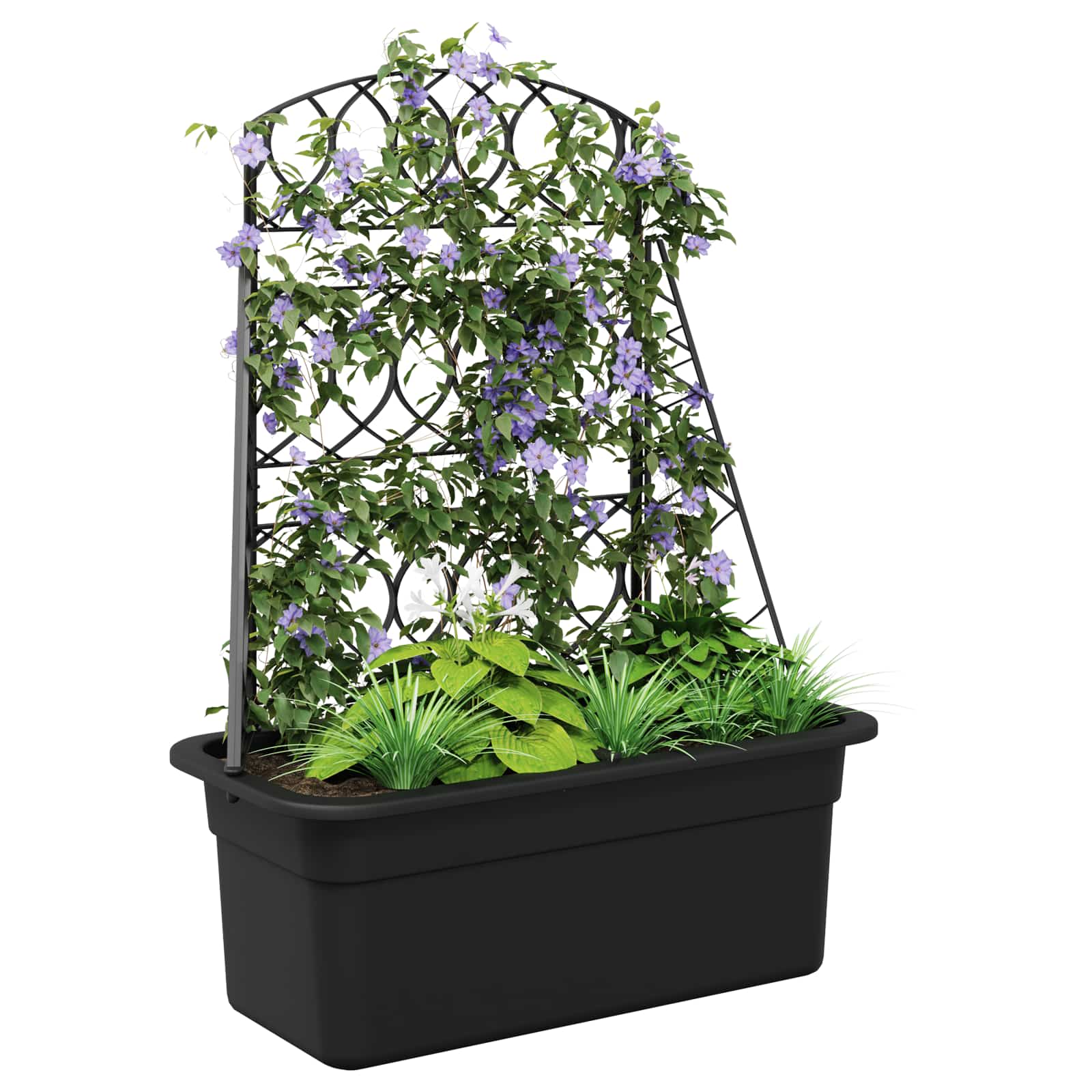 Pott-Trellis Antratsiit 58 x 29 x 78 cm PP