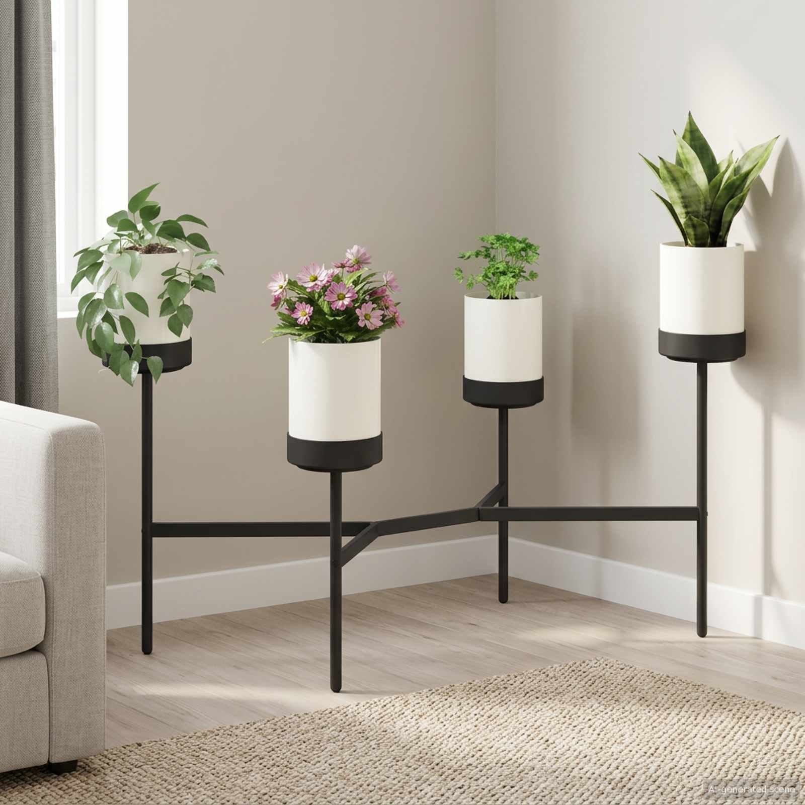 Lille alus Valge 125 x 55 x 81 cm PP ja teras