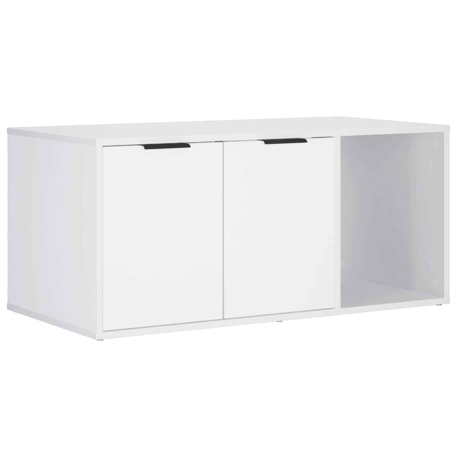 Kassi puuri mööbel Valge 100 x 49 x 45 cm Tehispuit