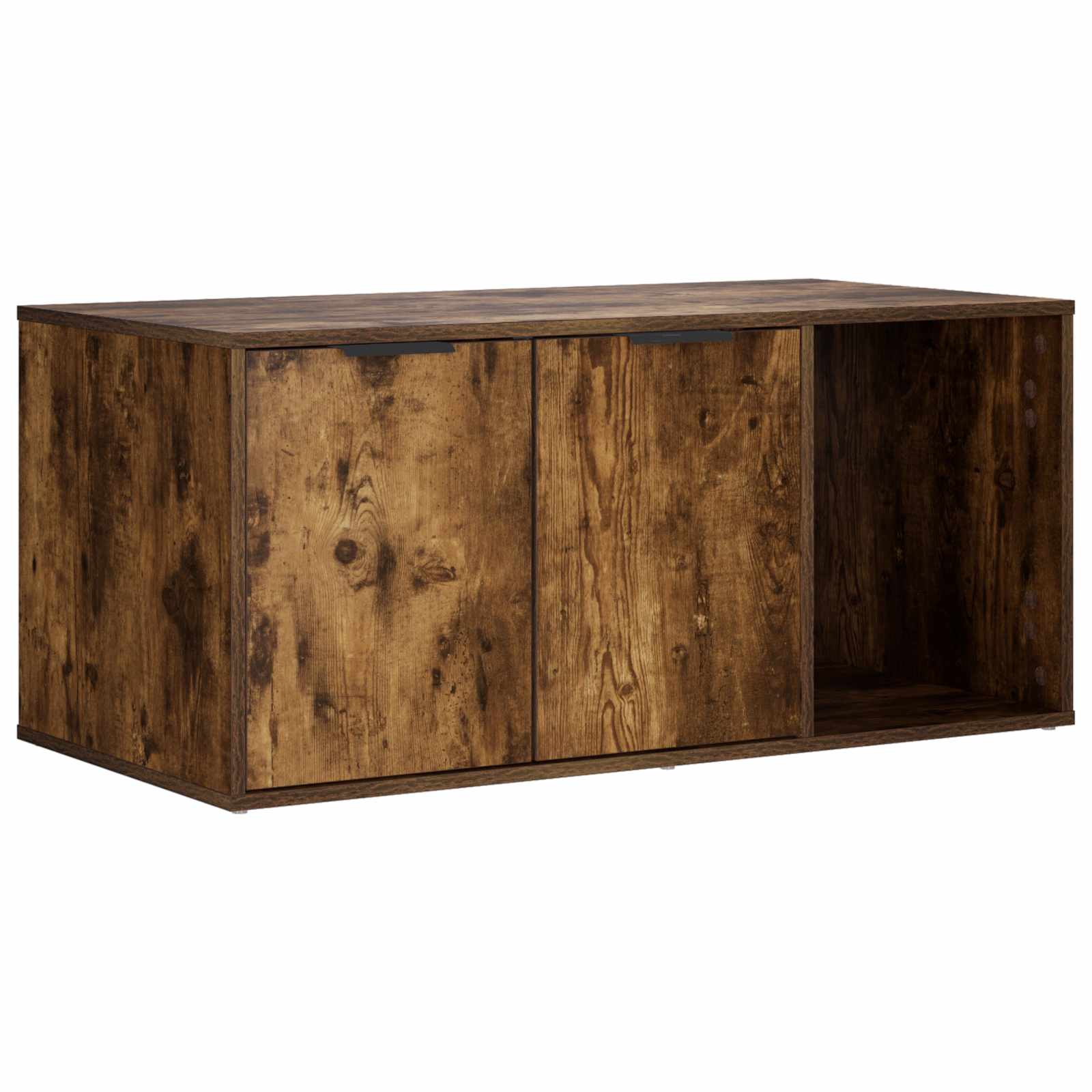 Kassi puuri mööbel Suitsutatud tamm 100 x 49 x 45 cm Tehispuit