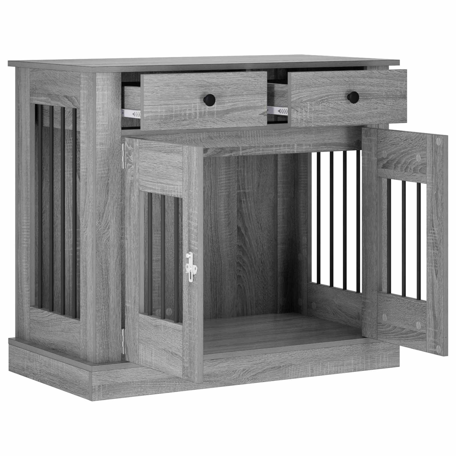 Koera puuri mööbel Hall Sonoma 90 x 47,5 x 80 cm Tehispuit