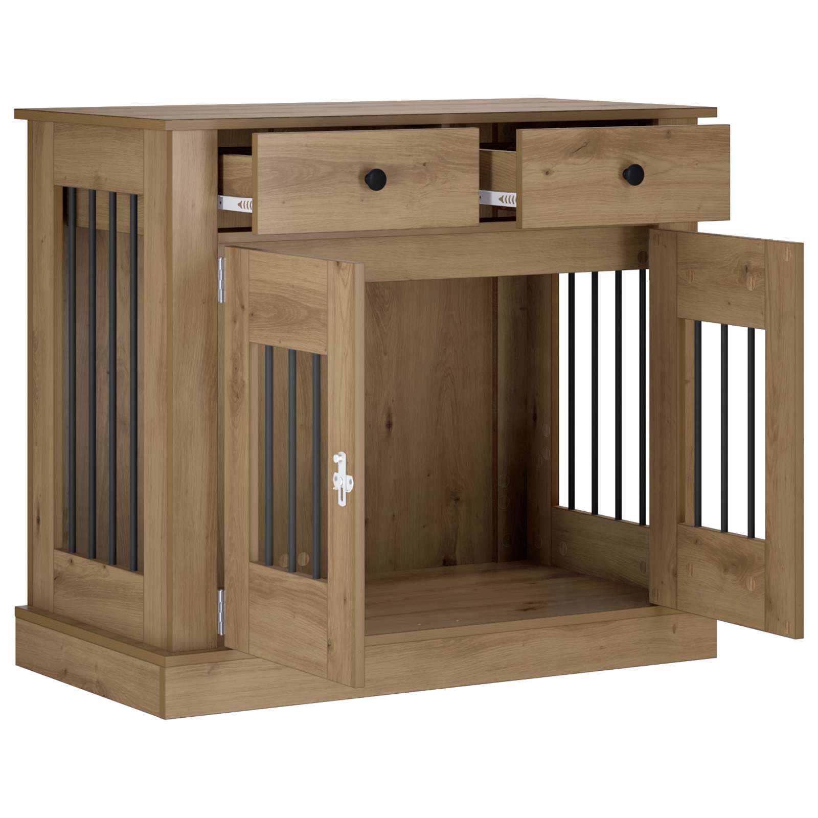 Koera puuri mööbel Artisan tamm 90 x 47,5 x 80 cm Tehispuit